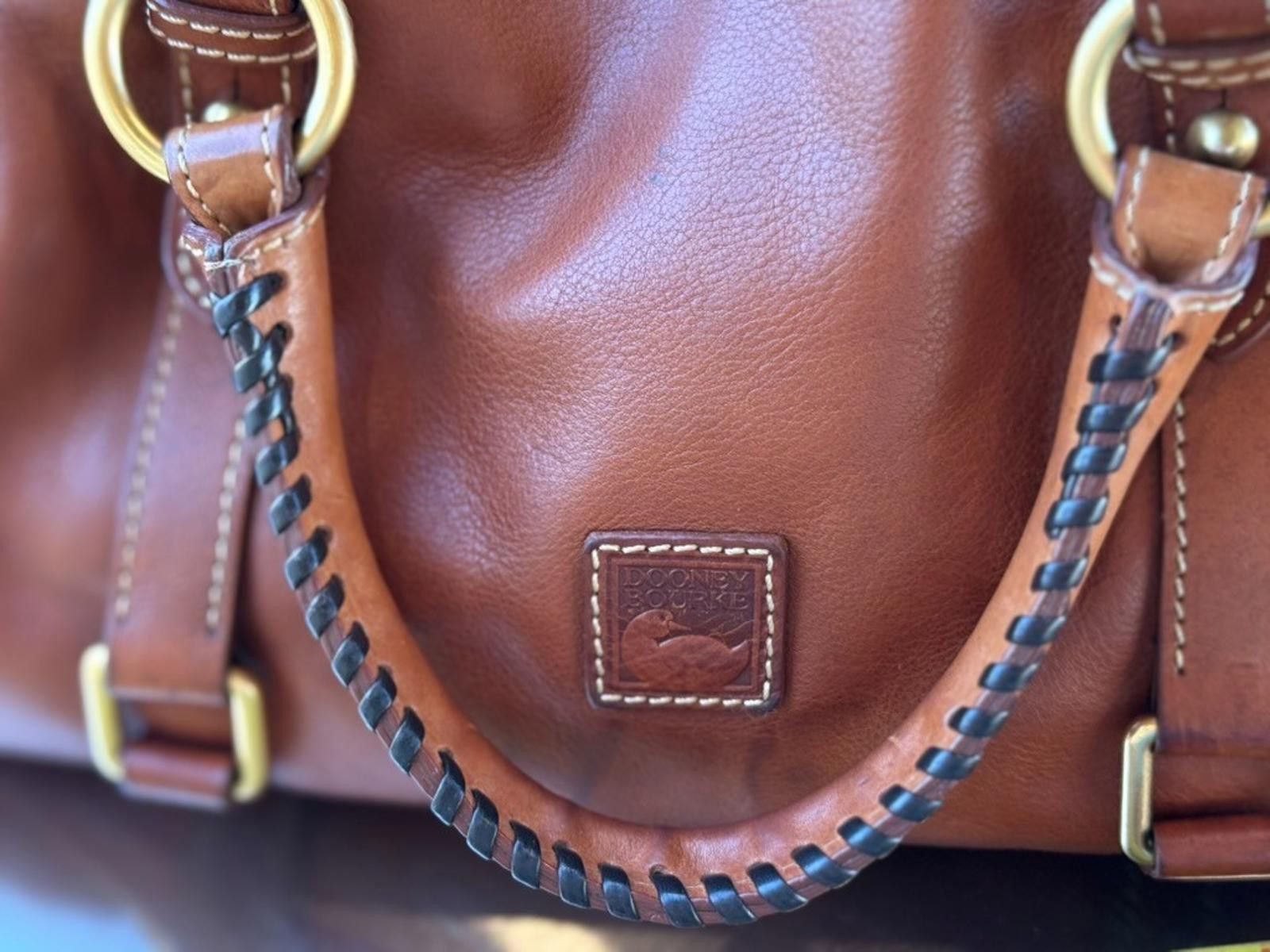 Dooney & Bourke Dooney Bourke Florentine Satchel Italian Leather Brown bag Size ONE SIZE - 7 Thumbnail