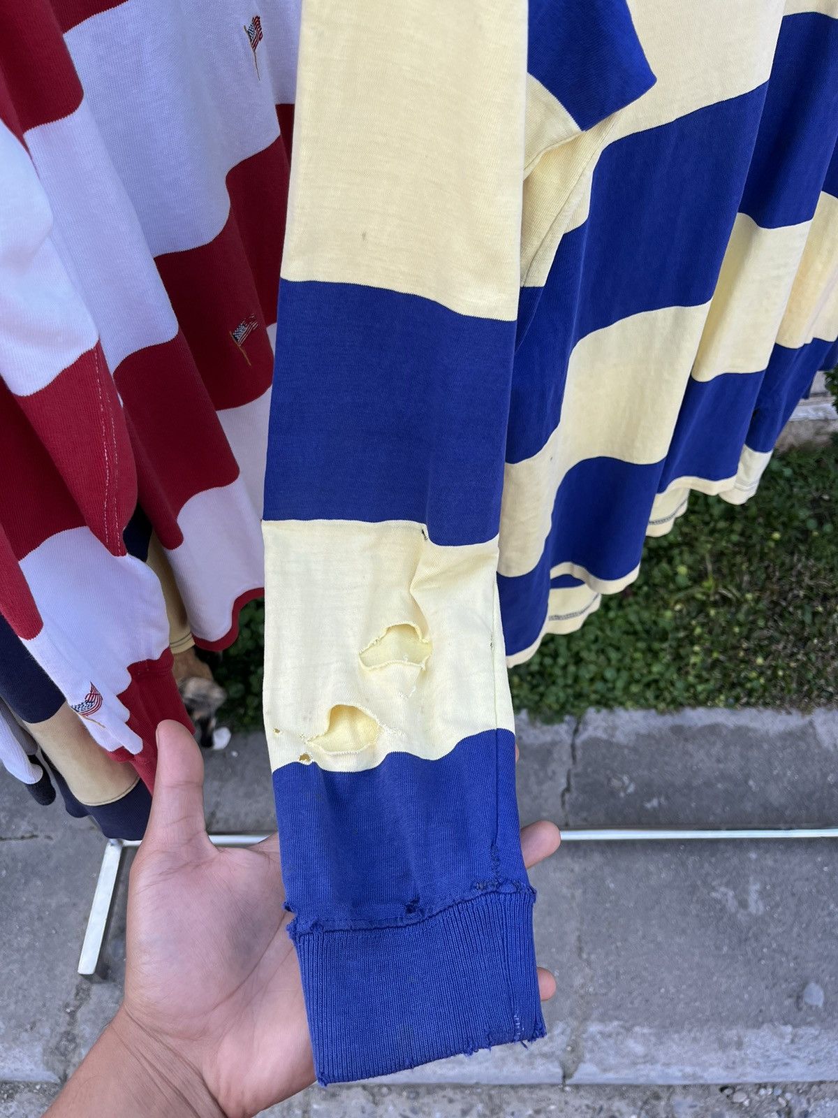 Polo Ralph Lauren × Ralph Lauren × Vintage Vintage Polo Ralph Lauren Rugby Shirt Size US L / EU 52-54 / 3 - 4 Thumbnail