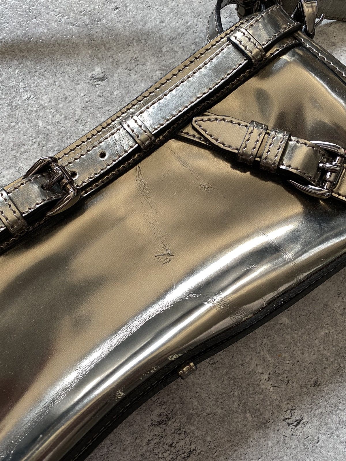 Burberry Burberry Leather Metallic Clutch Size ONE SIZE - 12 Thumbnail