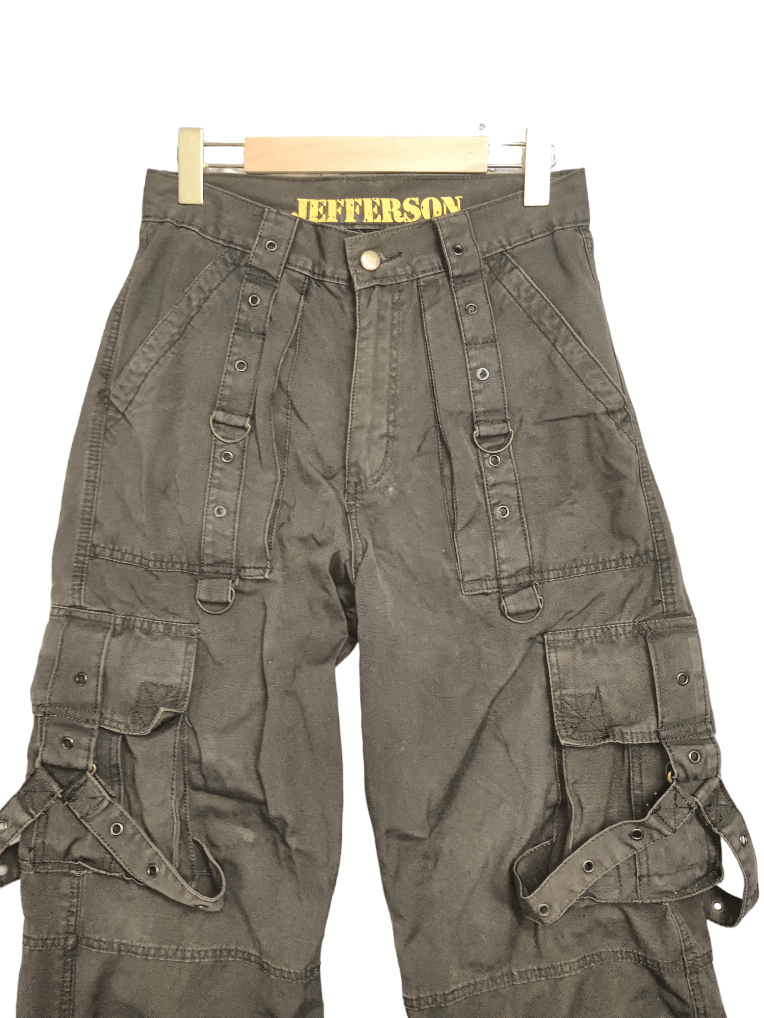 GOA Jefferson GOA Style Military Bondage Cargo Pants Size US 29 - 2 Thumbnail