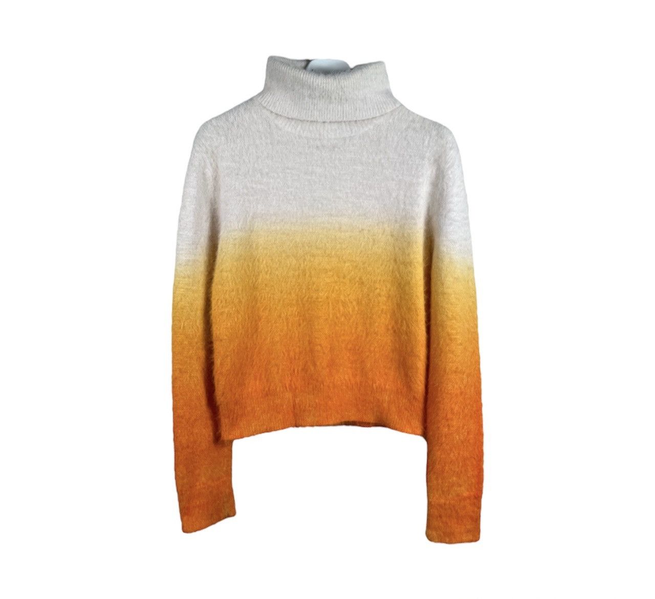 Carven Carven fuzzy hairy ombre two colors knit sweater turtleneck Size M / US 6-8 / IT 42-44 - 1 Thumbnail