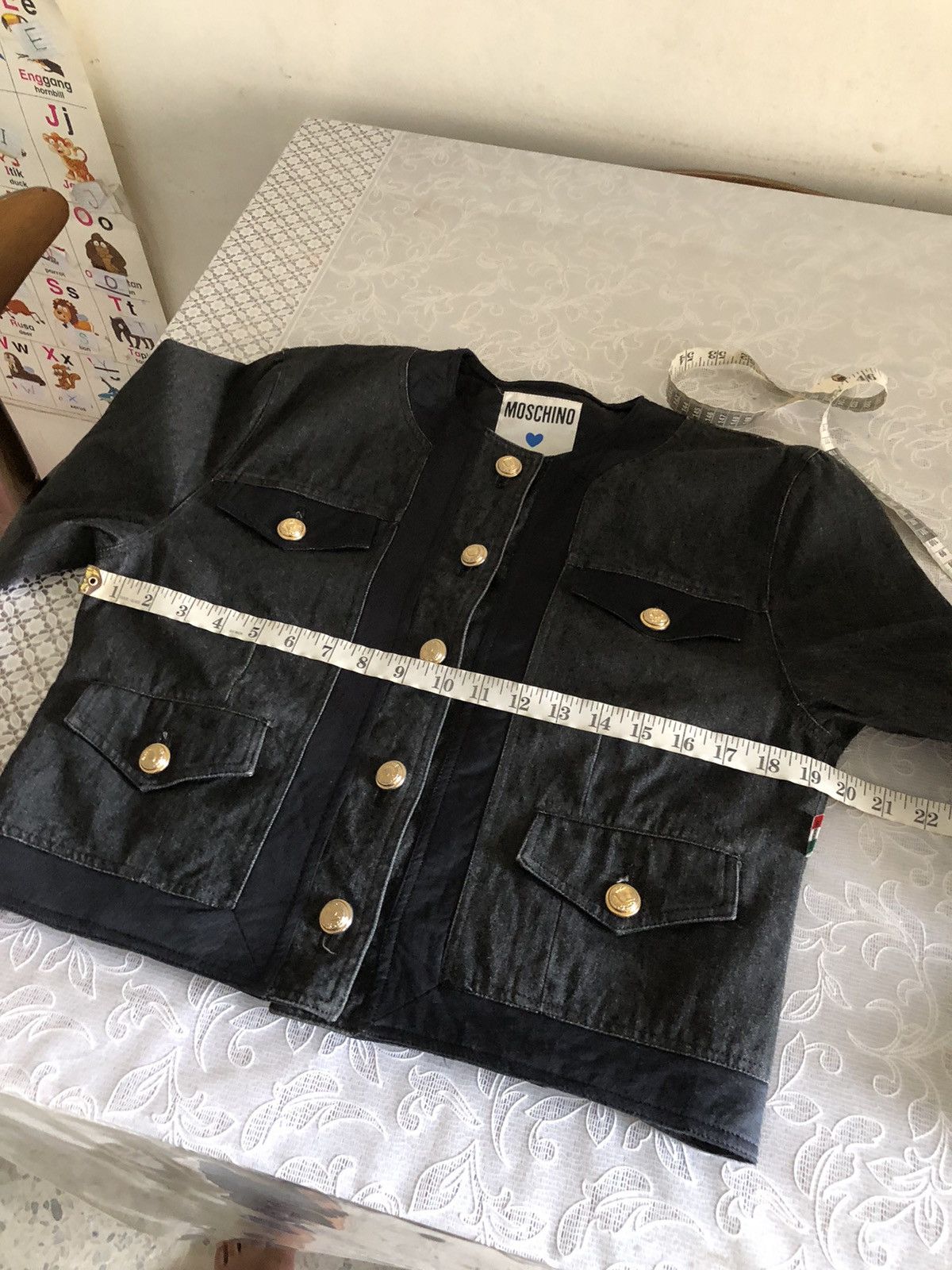 Moschino Vintage Moschino Milano Denim Jacket Size M / US 6-8 / IT 42-44 - 17 Thumbnail