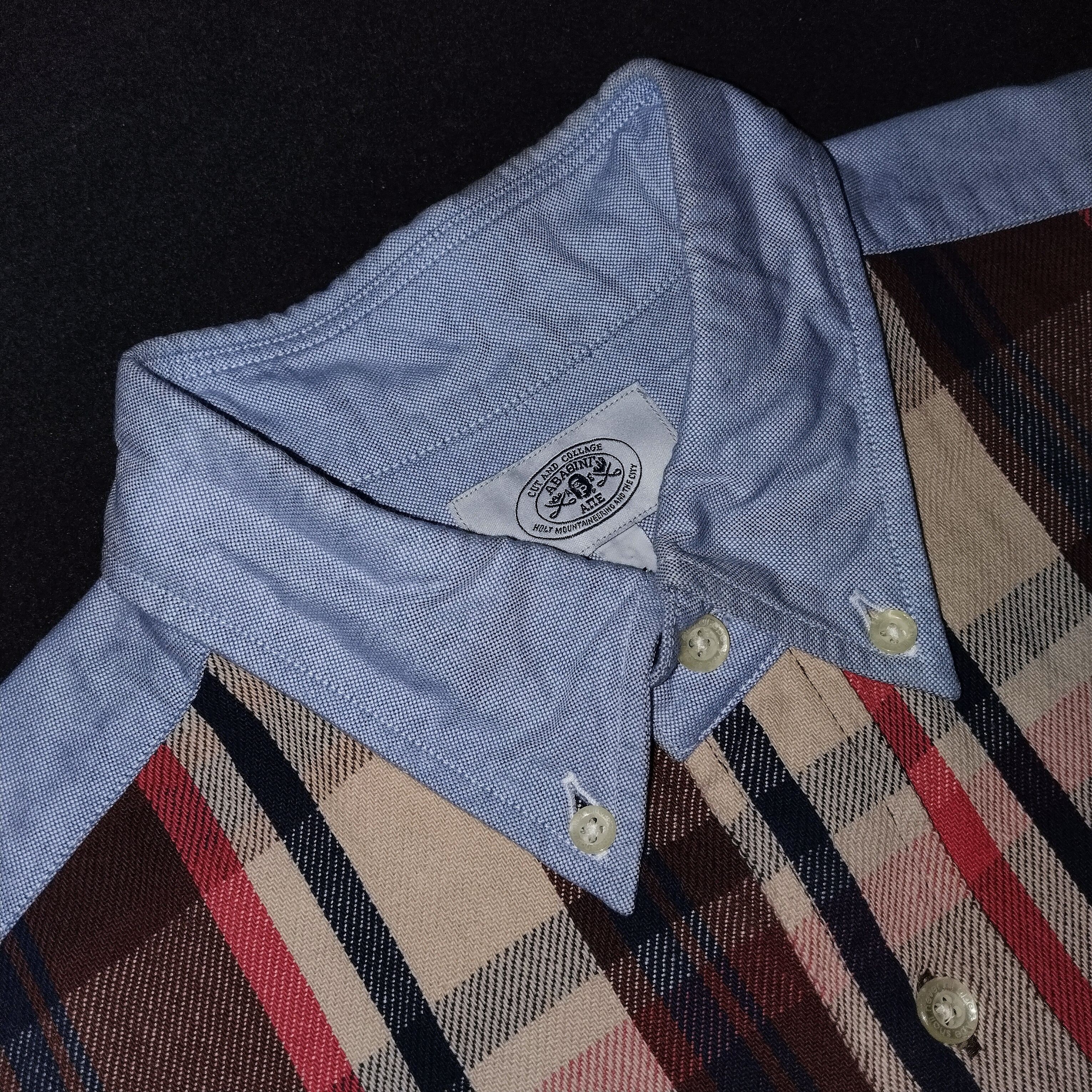 Bape 2013 Bape Check Flannel Front Oxford Button Down Shirt Size US XL / EU 56 / 4 - 4 Thumbnail