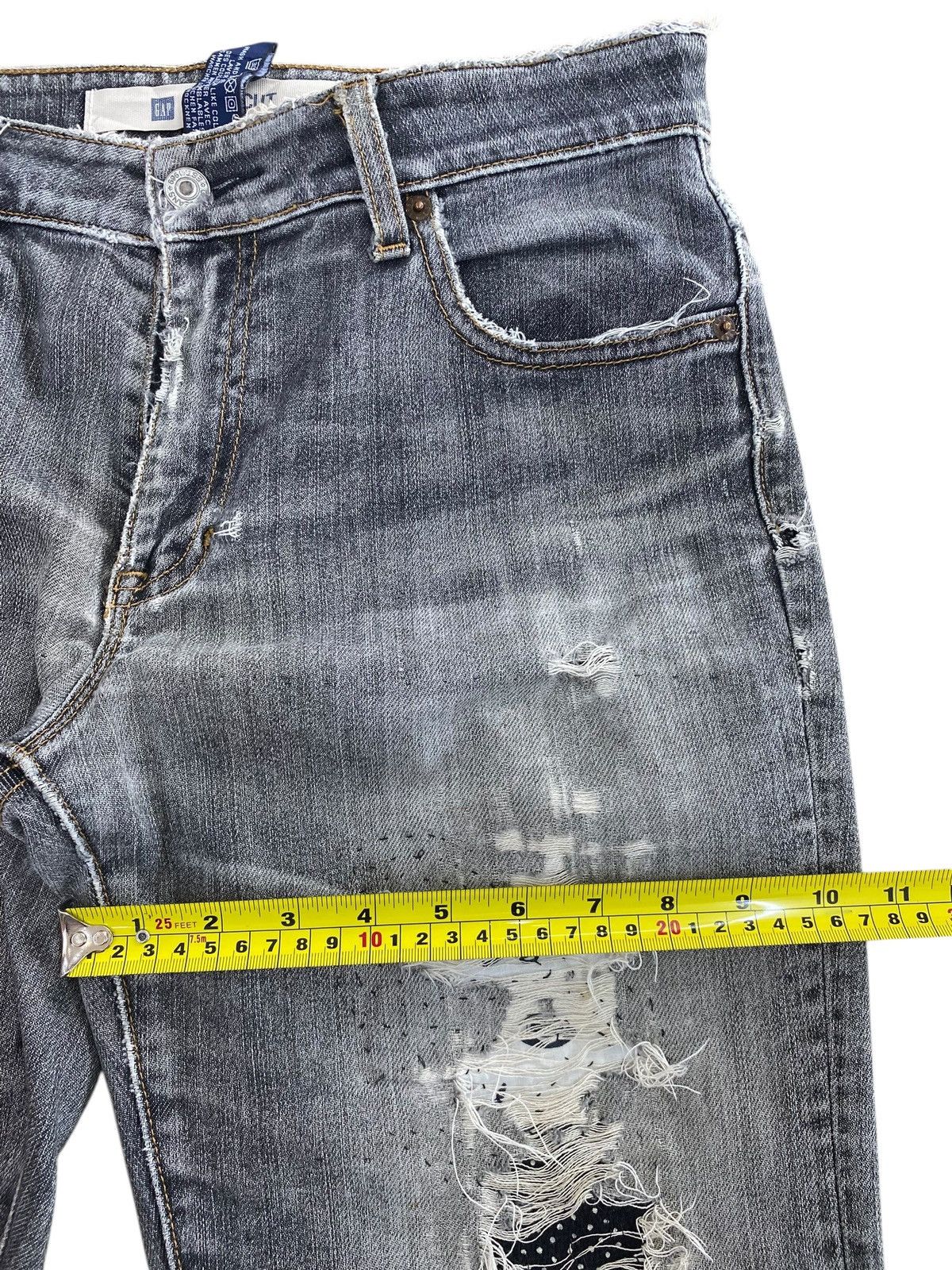 Gap Gap Distressed Ripped With Patchwork Style Flare Jeans Size US 30 / EU 46 - 8 Thumbnail