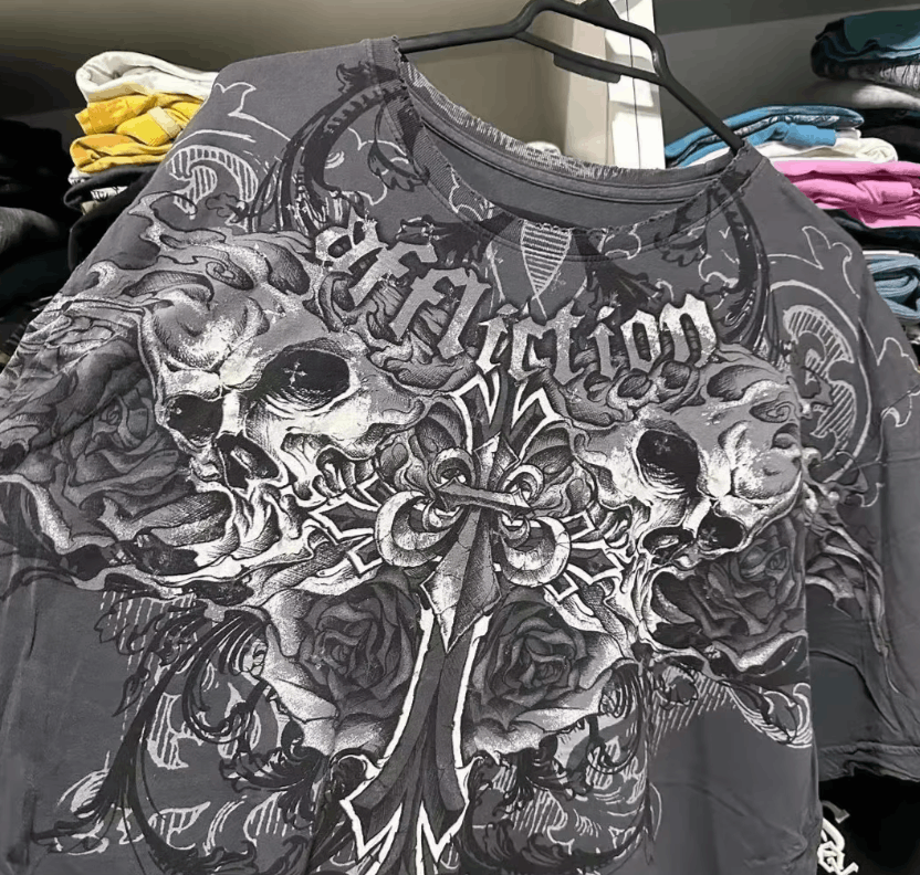 Japanese Brand Y2K Retro Affliction Scarecrow Size US L / EU 52-54 / 3 - 9 Thumbnail