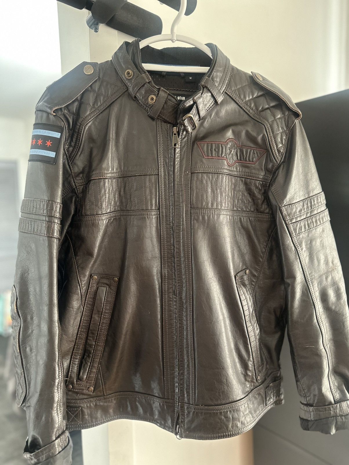 Harley Davidson Medium Harley Davidson Brown Leather Jacket Size US M / EU 48-50 / 2 - 3 Thumbnail