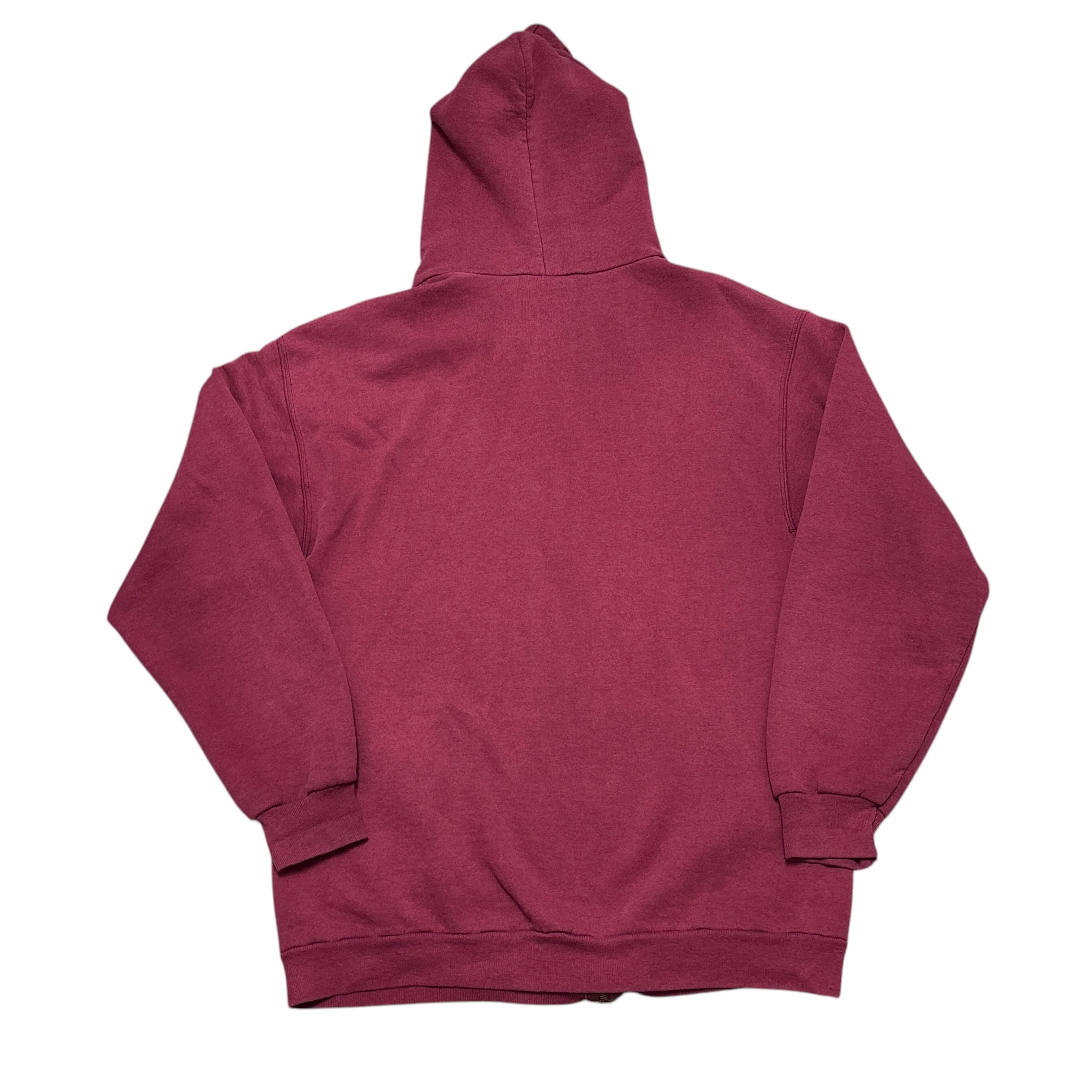 Fruit Of The Loom Vintage Blank Hoodie 90s Fruit Of The Loom Made In Usa Size US L / EU 52-54 / 3 - 2 Thumbnail