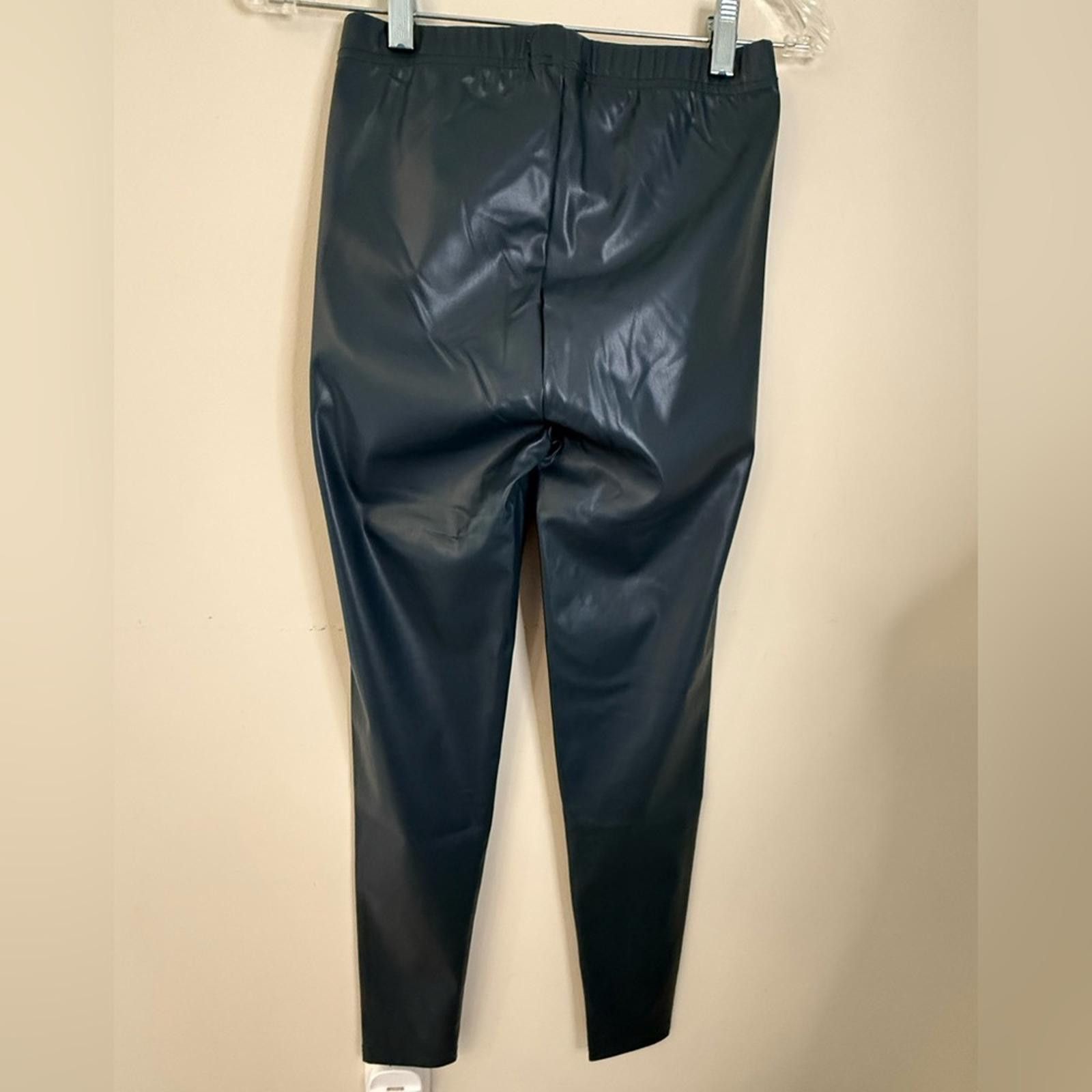 Other Molly Bracken forest green vegan leather legging pants SZ XS Size 26" / US 2 / IT 38 - 2 Thumbnail