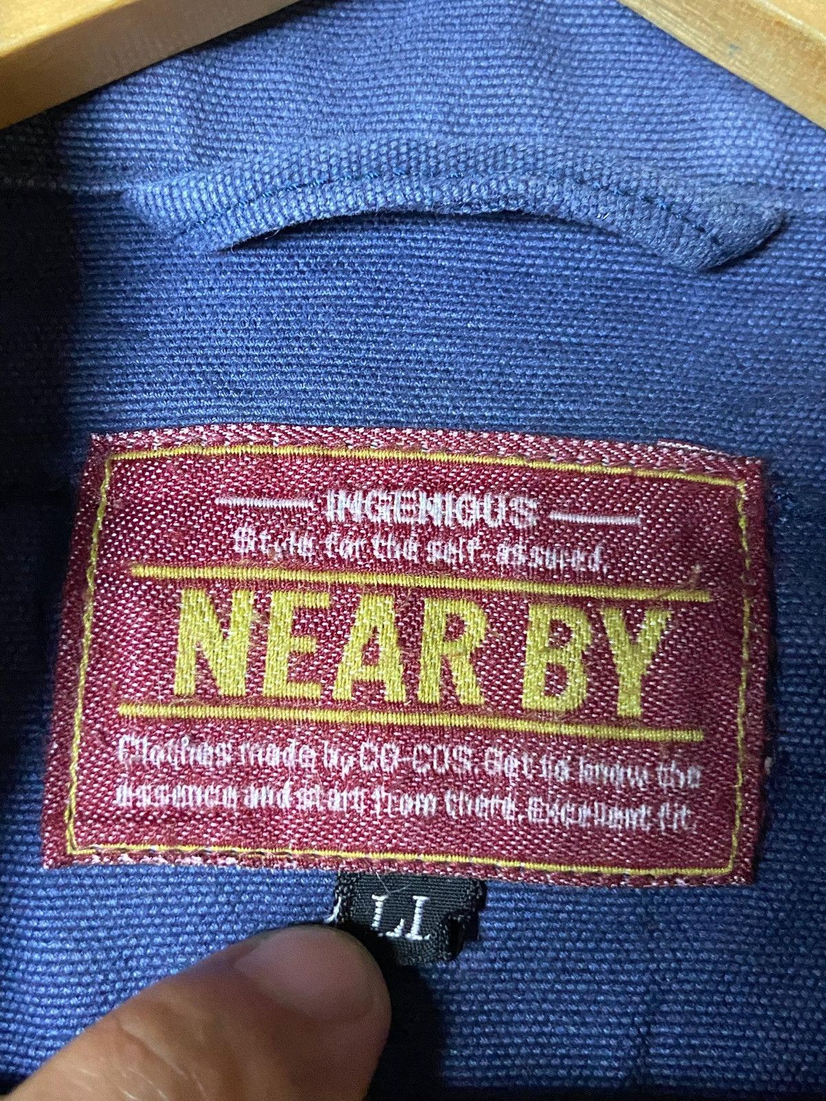 Japanese Brand × Vintage Vintage NEAR BY Brand Workwear Jacket (120) Size US L / EU 52-54 / 3 - 9 Thumbnail
