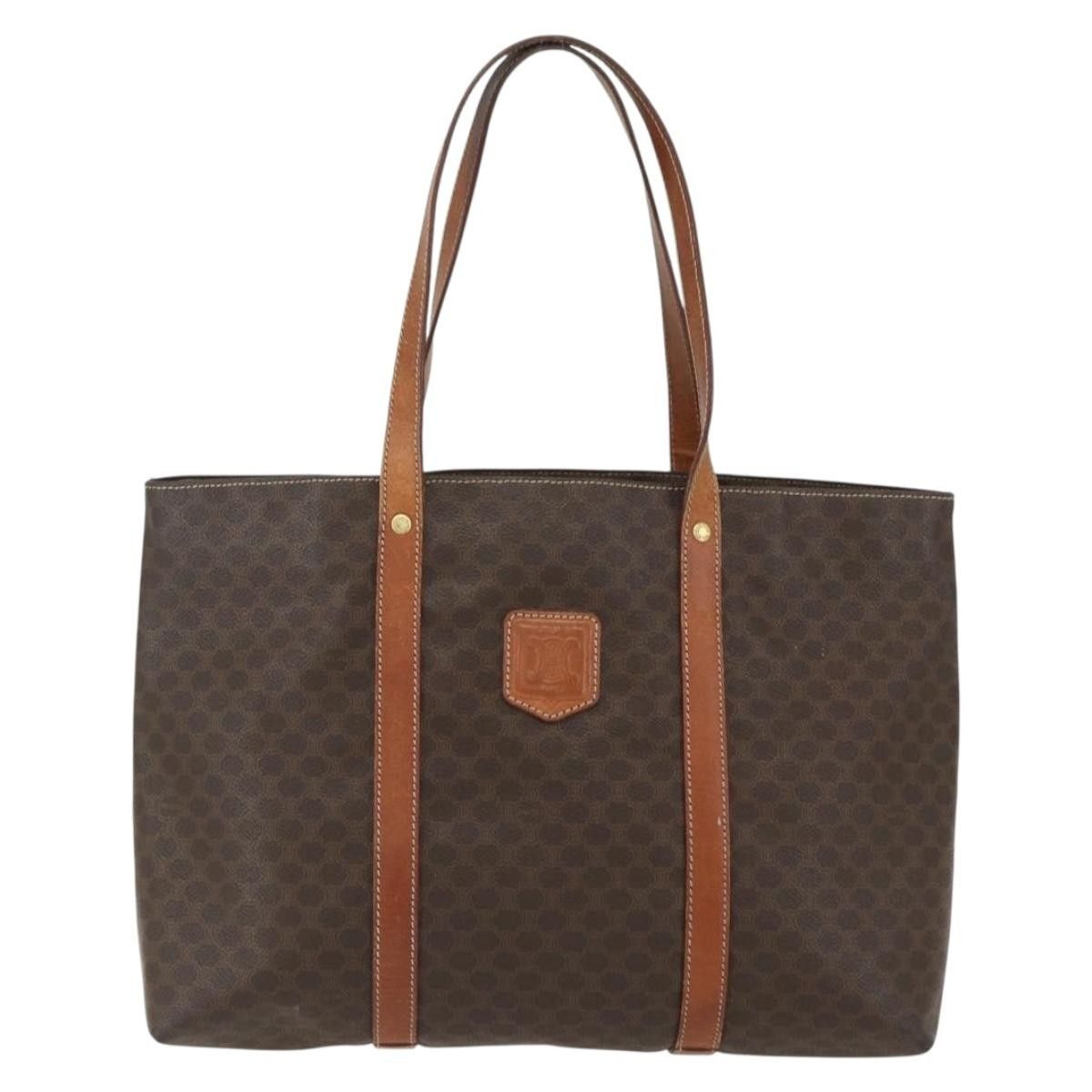 Celine Celine Vintage Macadam Tote bag Canvas and Leather Size ONE SIZE - 1 Thumbnail