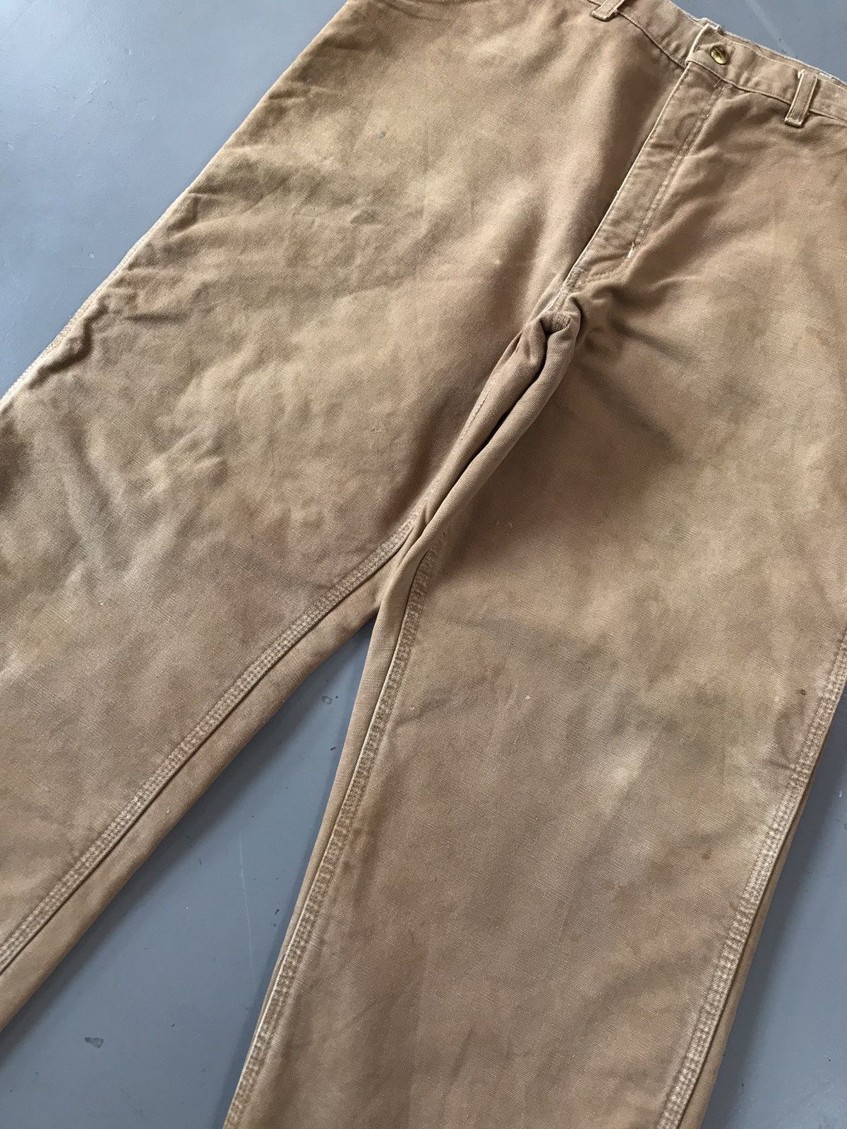 Carhartt × Vintage Vintage Carhartt quilted line work wear denim Size US 38 / EU 54 - 3 Thumbnail