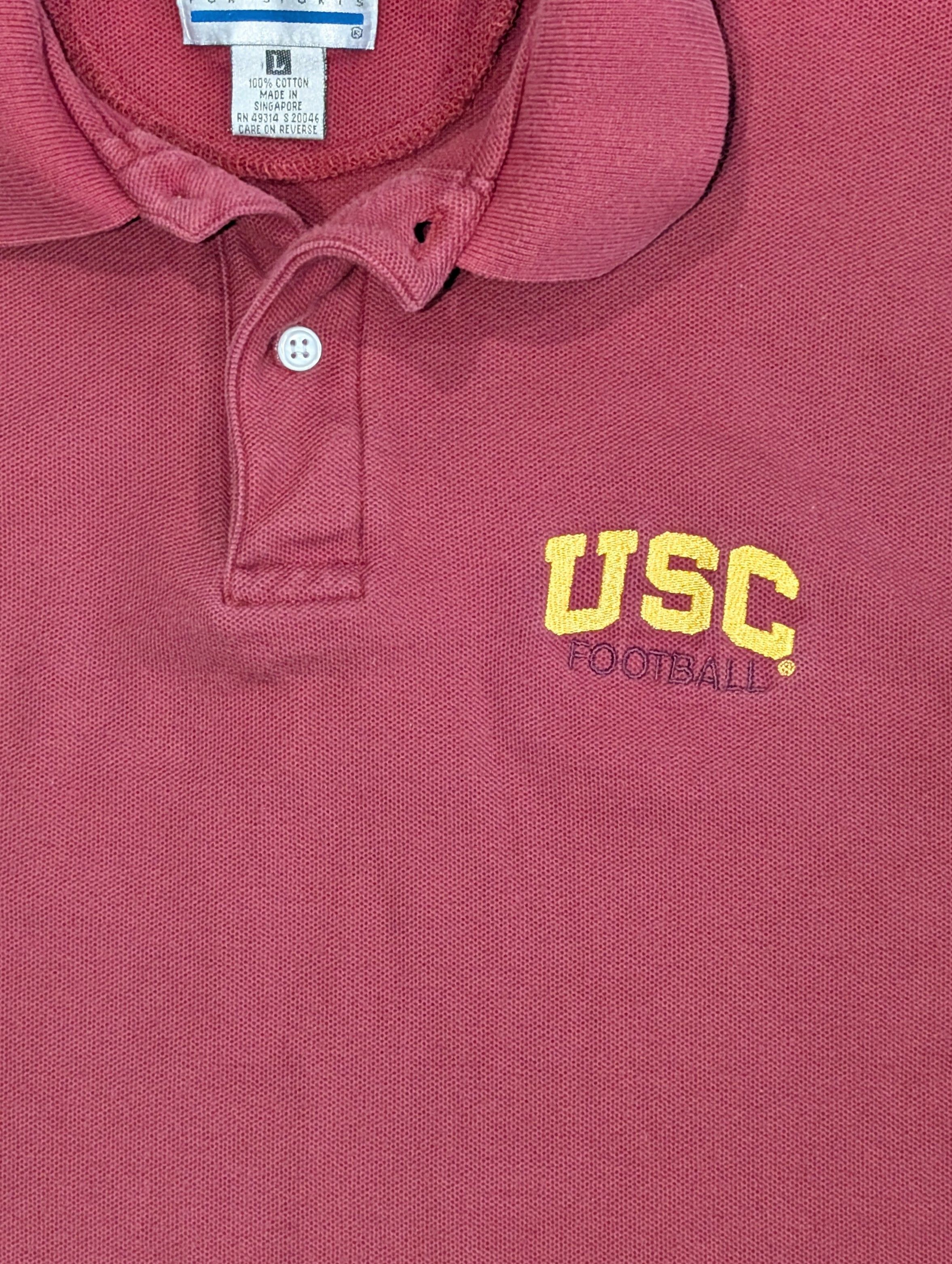 Vintage Vintage Gear for Sports USC Trojans football polo shirt Size US L / EU 52-54 / 3 - 2 Thumbnail