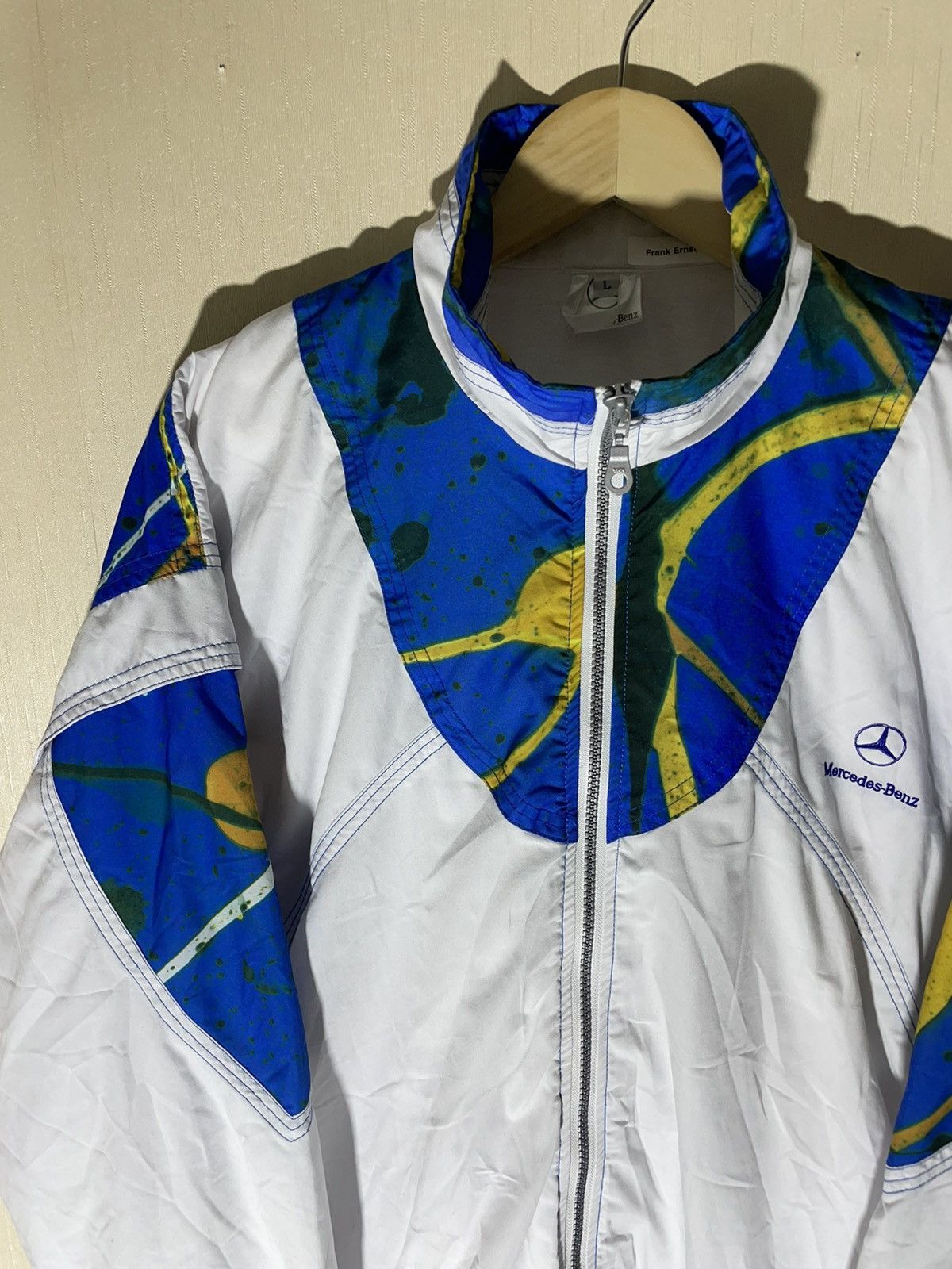 Mercedes-Benz × Vintage Mercedes Benz vintage streetwear racing jacket 90s Size US XL / EU 56 / 4 - 3 Thumbnail