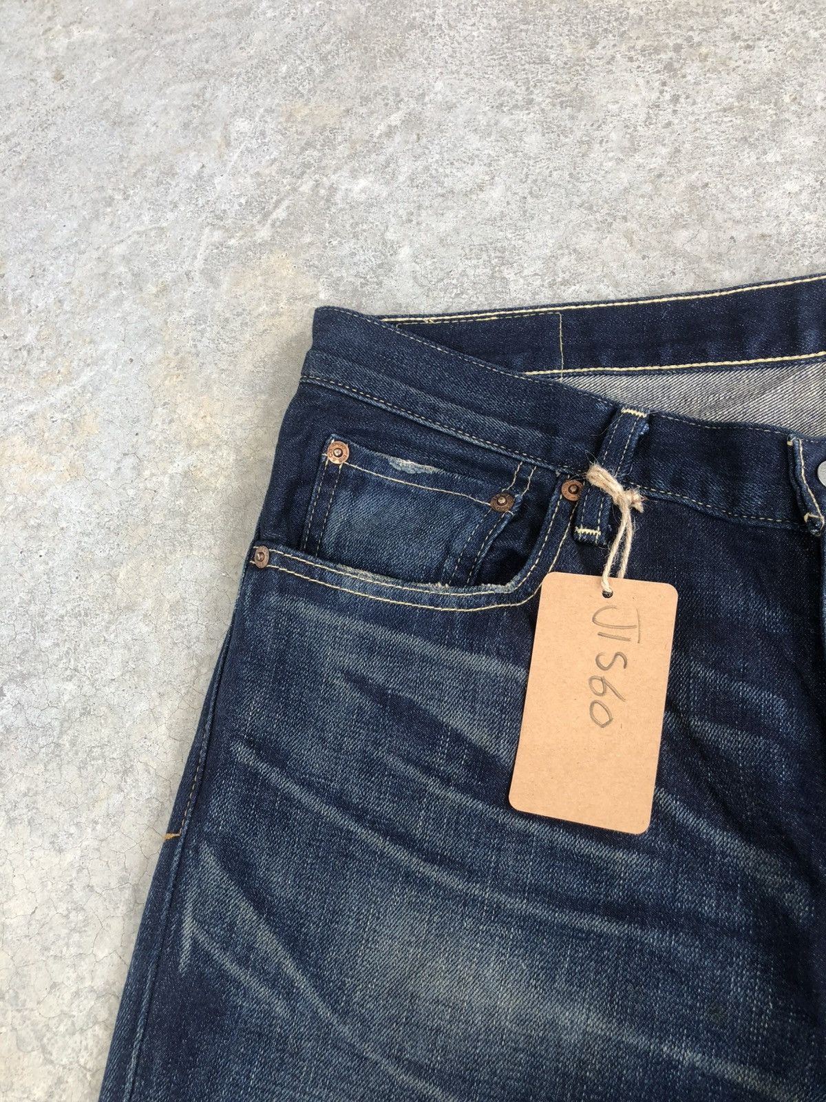 If Six Was Nine Levis 507 Flared Jeans Distressed Denim Size US 33 - 13 Thumbnail