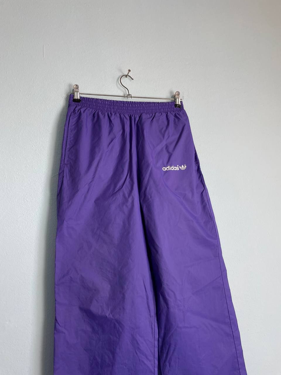 Adidas Vintage Adidas Ventex Nylon Track Pants Joggers 80s Size US 30 / EU 46 - 2 Thumbnail