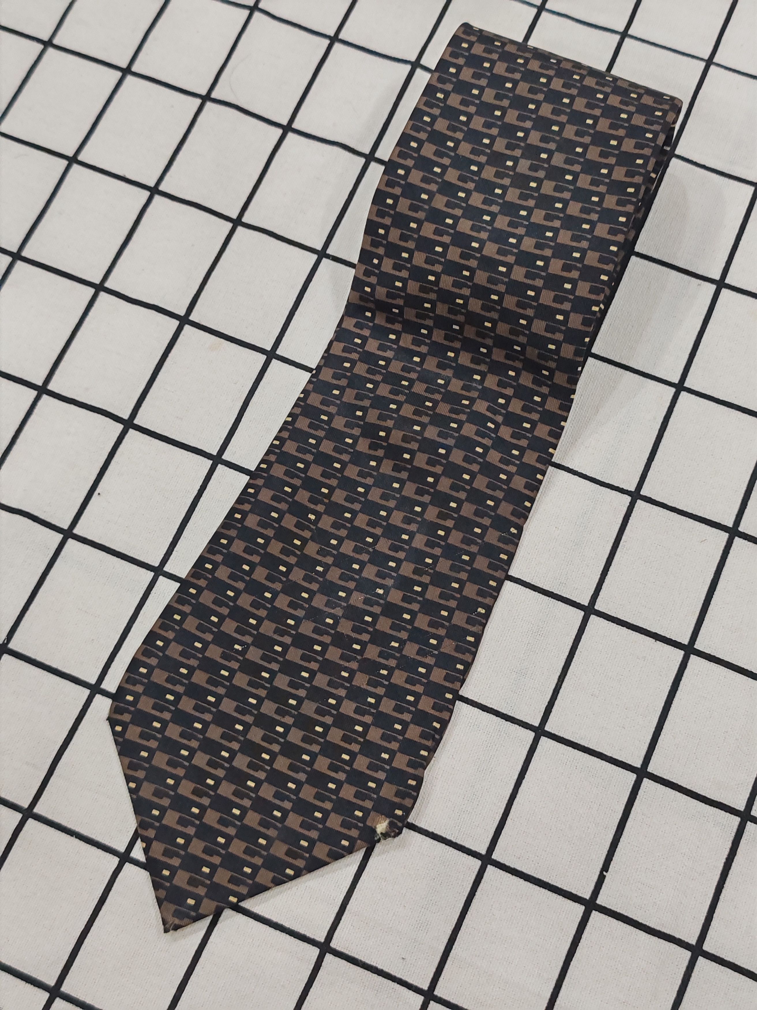 Gucci GUCCI monogram Necktie Silk made in Italy For Men Size ONE SIZE - 1 Thumbnail
