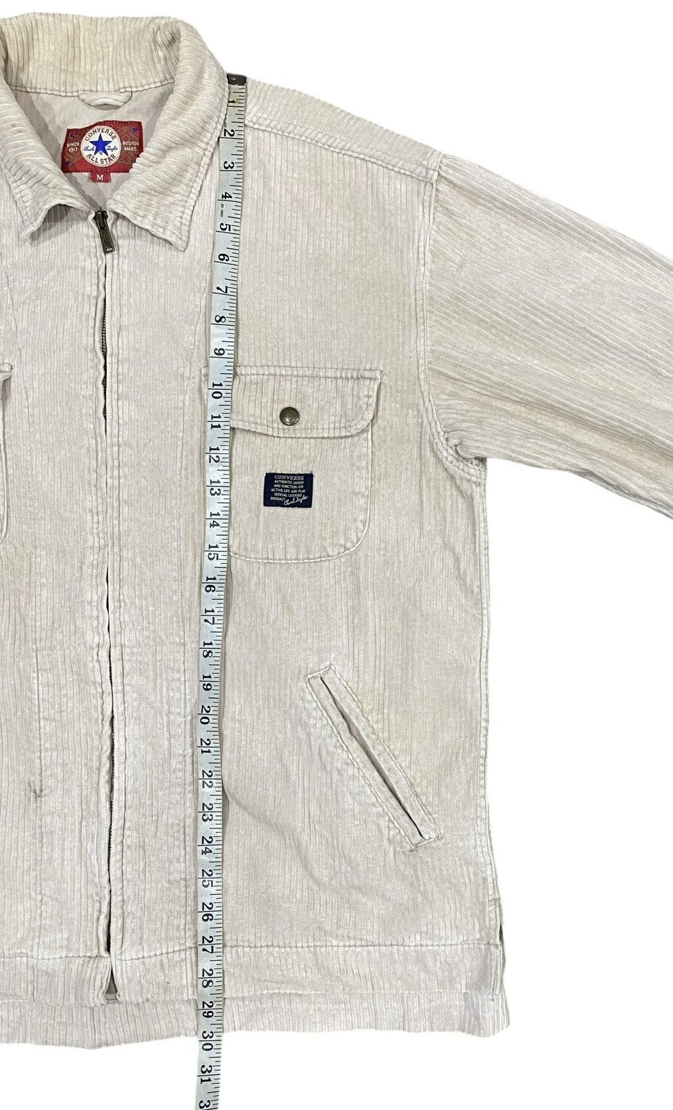 Converse × Vintage Vintage 90s CONVERSE ALL STAR Coudroy Zipper Jacket Size US M / EU 48-50 / 2 - 22 Thumbnail