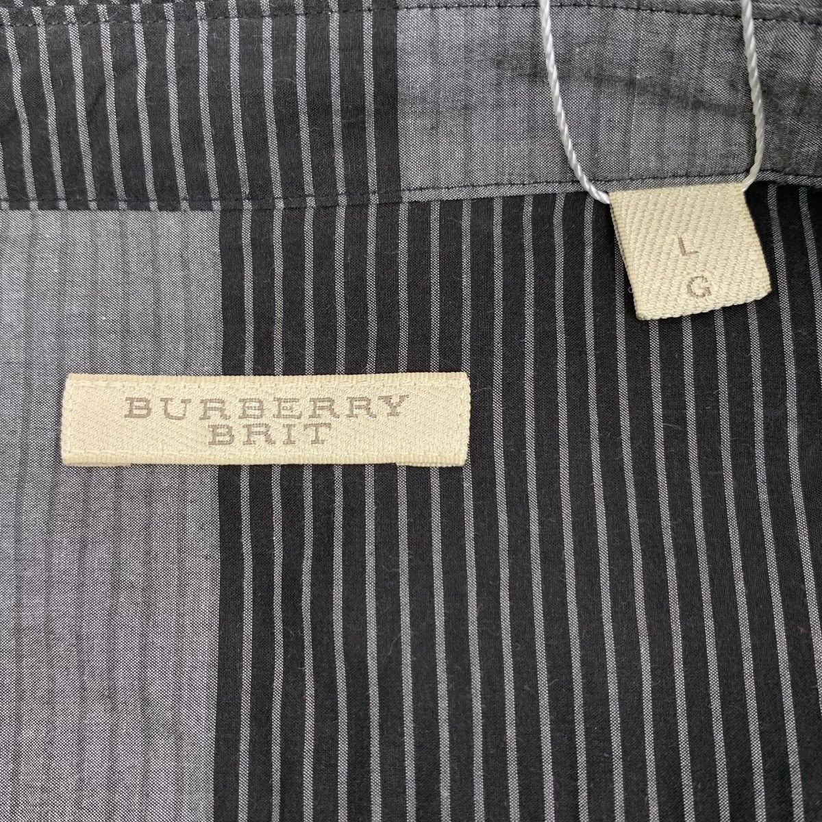 Burberry Burberry Color-block Plaid Cotton Long Sleeve Shirt K26WX Size US L / EU 52-54 / 3 - 5 Thumbnail