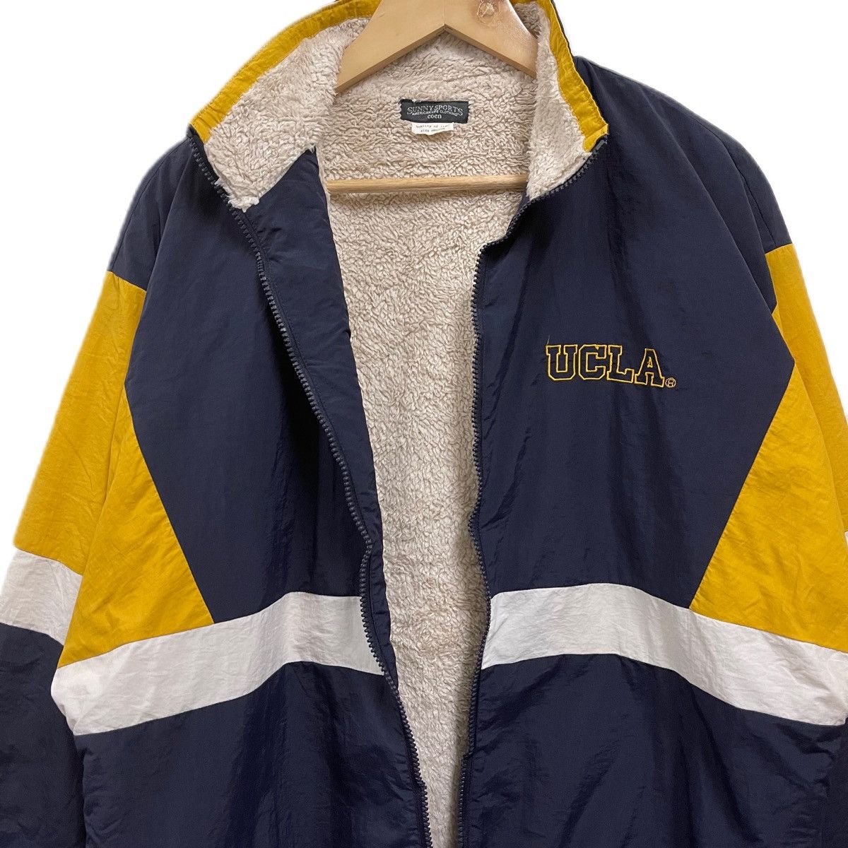 Vintage Vintage UCLA sweater windbreaker big logo Size US XL / EU 56 / 4 - 3 Thumbnail