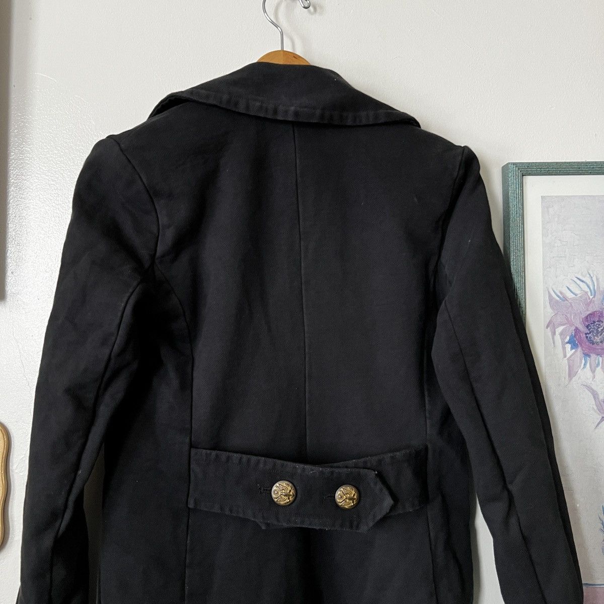 Denim & Supply Ralph Lauren black double breasted peacoat
