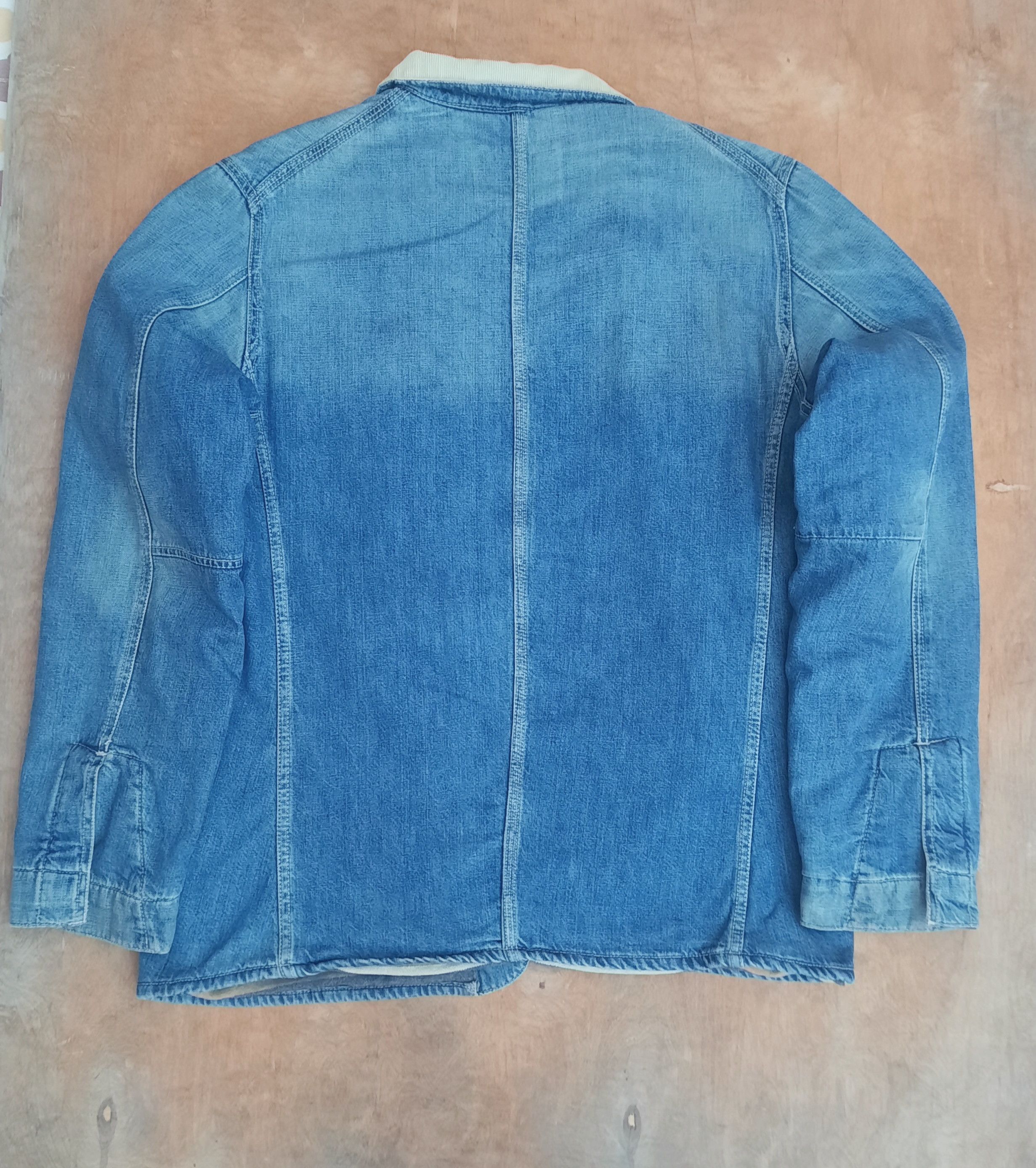 Levi's Vintage Clothing Chore Coat Denim Jacket blanket lined Corduroy Collar Size US L / EU 52-54 / 3 - 11 Thumbnail