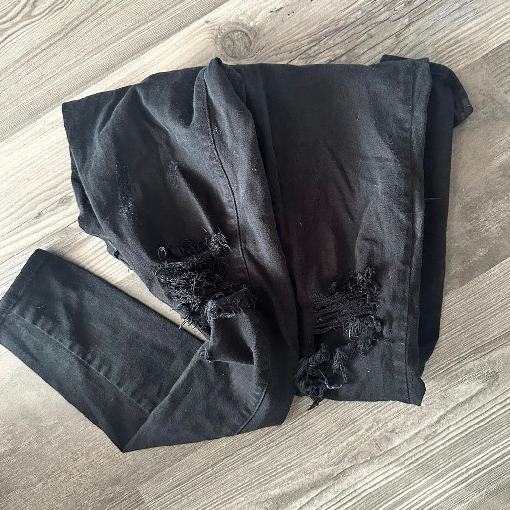 Other RSQ jeans black ripped la super high rise skinny jeans Size 26" / US 2 / IT 38 - 2 Thumbnail
