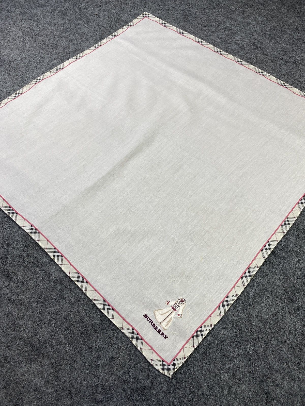 Burberry × Vintage Burberry Handkerchief / Bandana / Neckerchief-B467 Size ONE SIZE - 4 Thumbnail