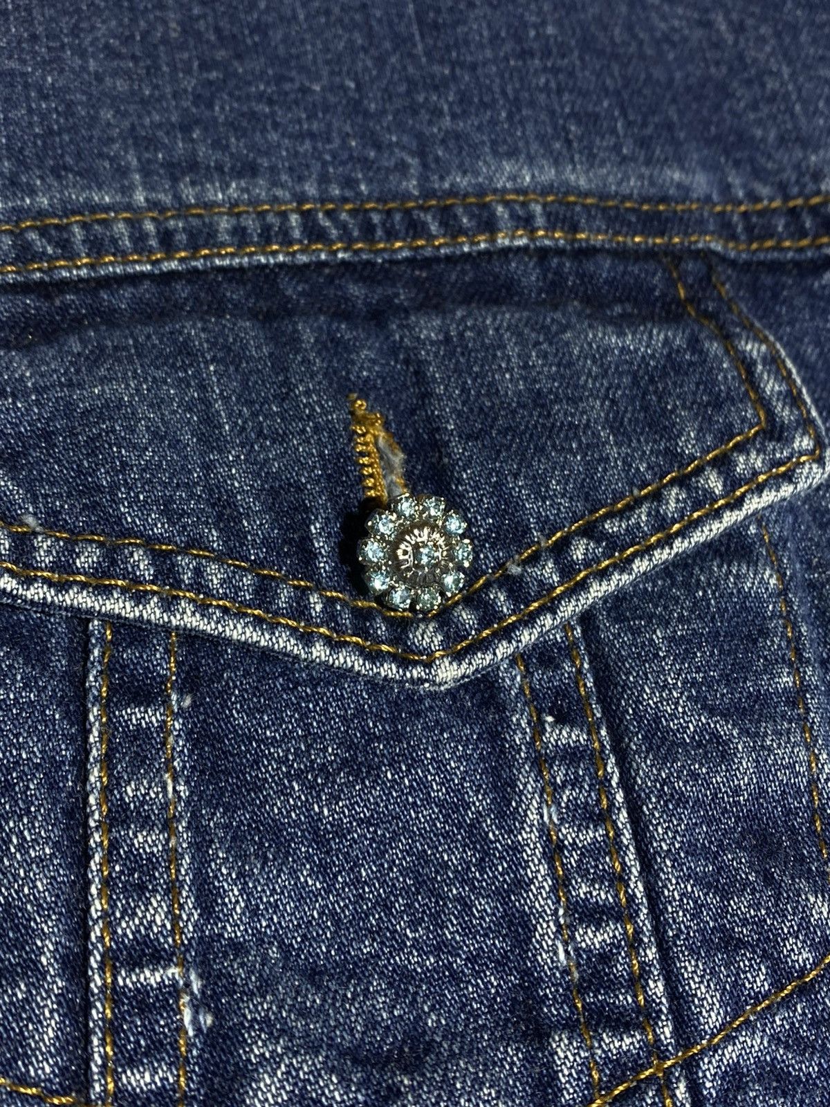Dolce & Gabbana Dolce & Gabbana Button Down Tweed Detail Denim Jacket Size XS / US 0-2 / IT 36-38 - 13 Thumbnail