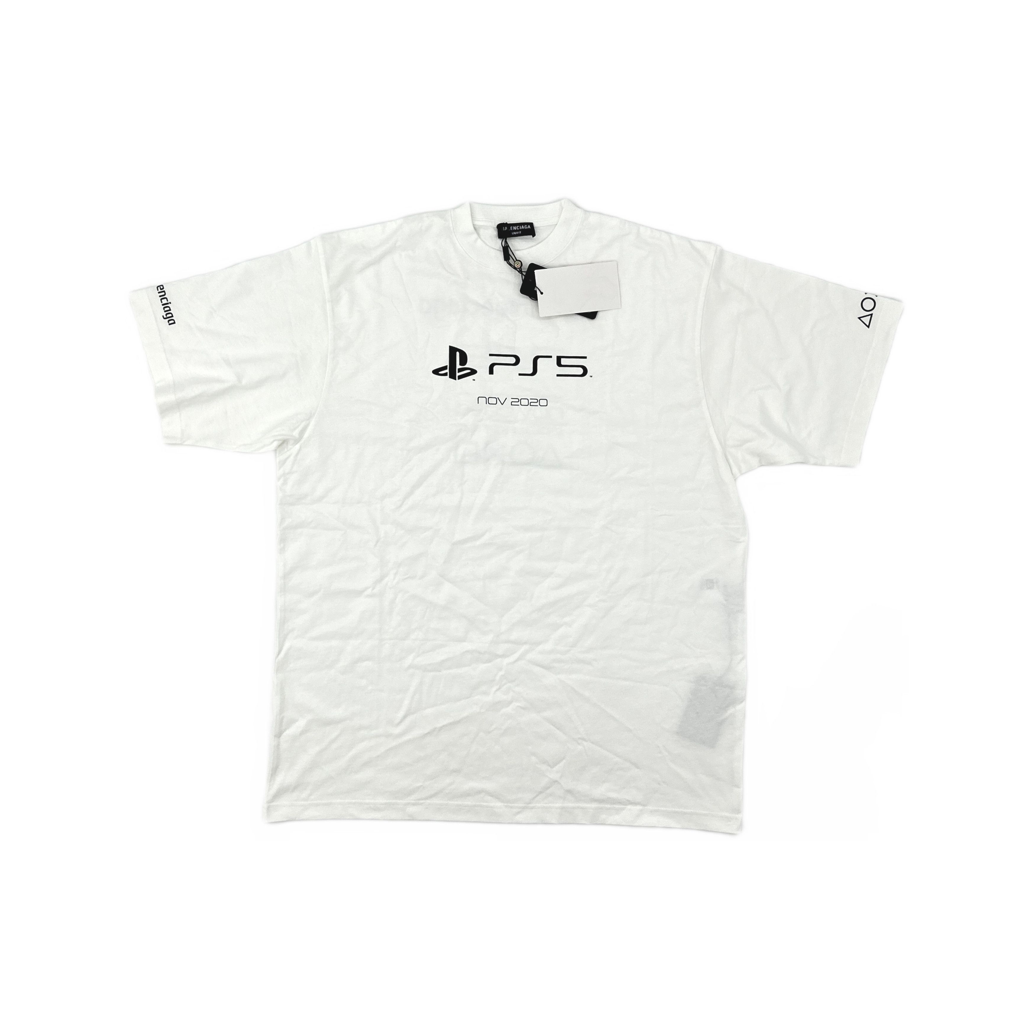 Balenciaga Balenciaga x PlayStation Logo T-Shirt Size S Size US S / EU 44-46 / 1 - 1 Thumbnail