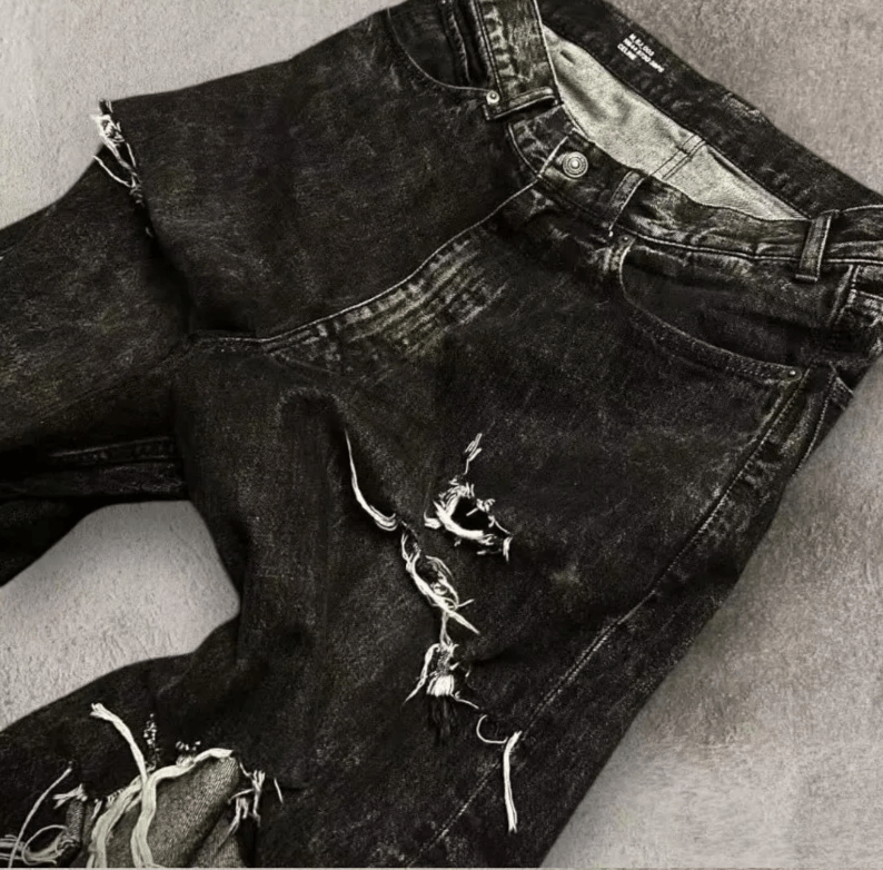Japanese Brand Old Washed Baggy Jeans Size US 32 / EU 48 - 2 Thumbnail