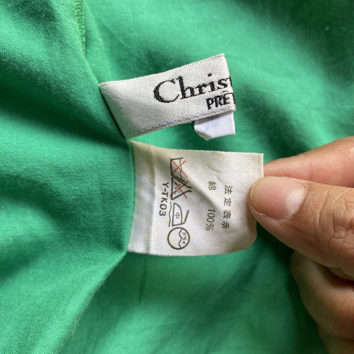 Dior Christian Dior Green Pocket Shirt Size M / US 6-8 / IT 42-44 - 4 Thumbnail
