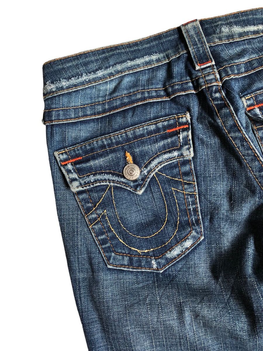 True Religion True Religion Joey low rise spiral cut flared jeans Size US 31 - 10 Thumbnail