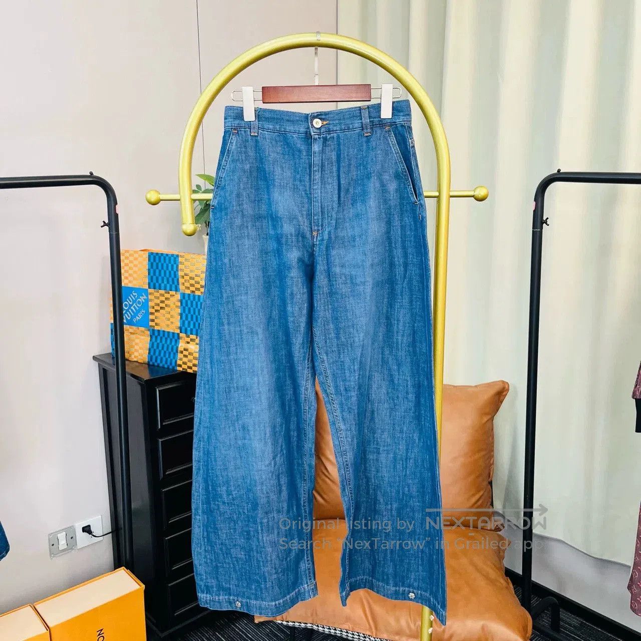 Loewe Loewe 25 New Back Logo Denim Pants. Size US 36 / EU 52 - 1 Thumbnail