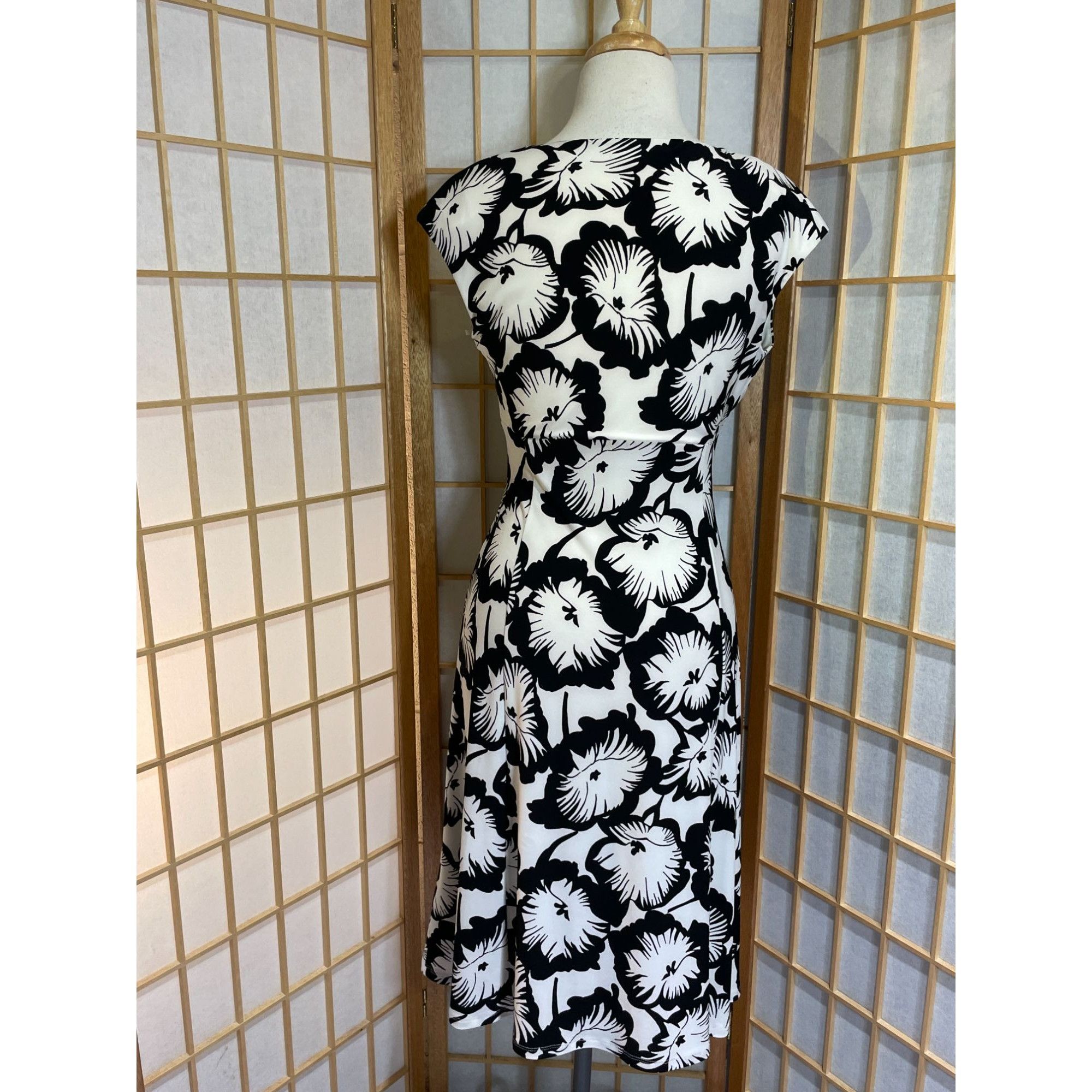 Chaps Chaps Sm Floral Fit & Flare Dress Size S / US 4 / IT 40 - 15 Thumbnail