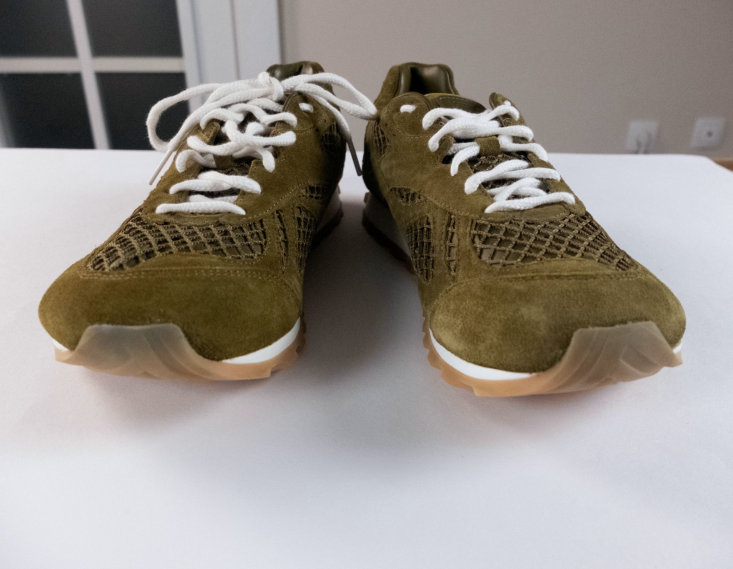 Bottega Veneta BOTTEGA VENETA Orbit green suede trimmed sneakers 8 / 41 q Size US 8 / EU 41 - 6 Thumbnail