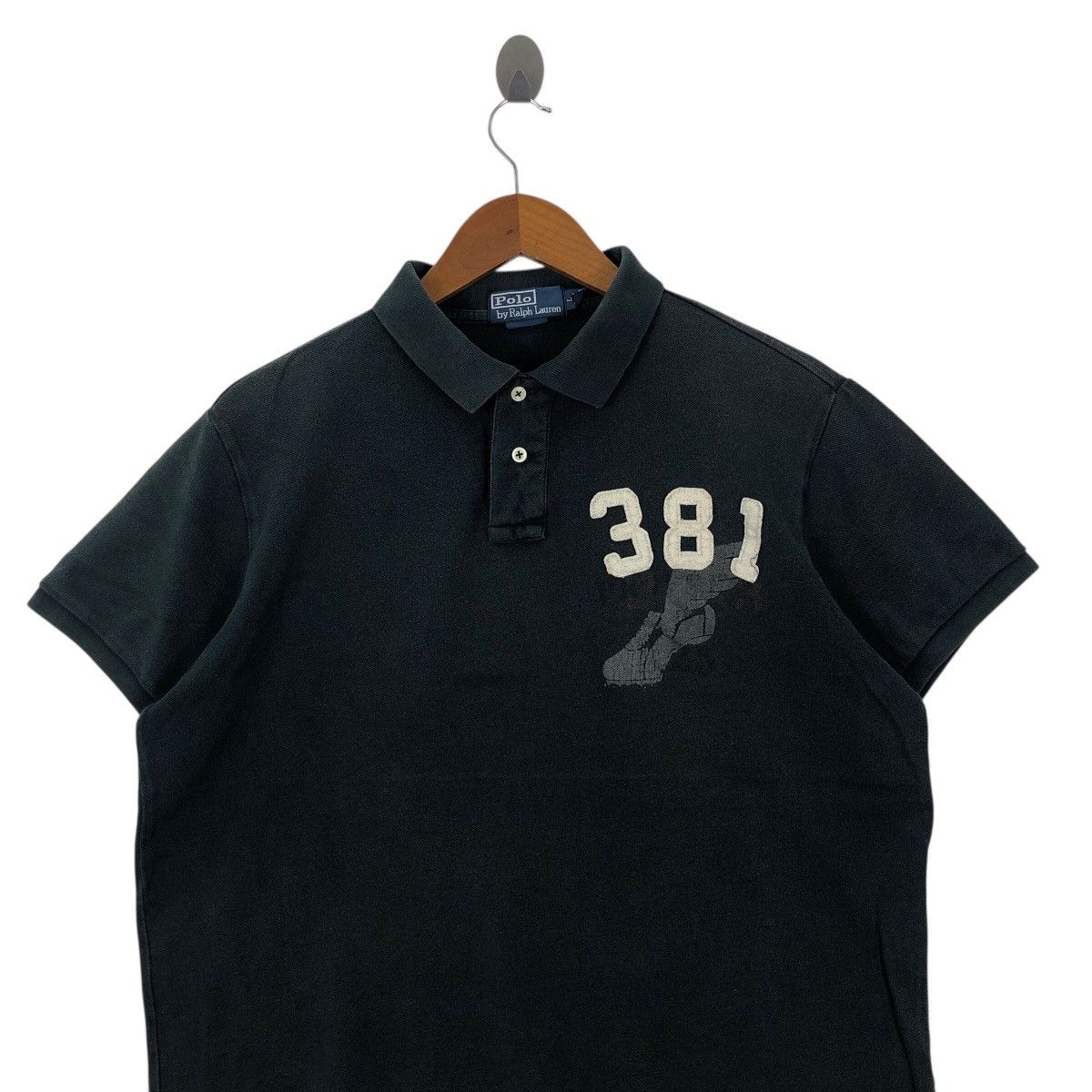 Polo Ralph Lauren Vintage Polo RALPH LAUREN P Wing Logo Polos Collared T-Shirt Size US L / EU 52-54 / 3 - 2 Thumbnail