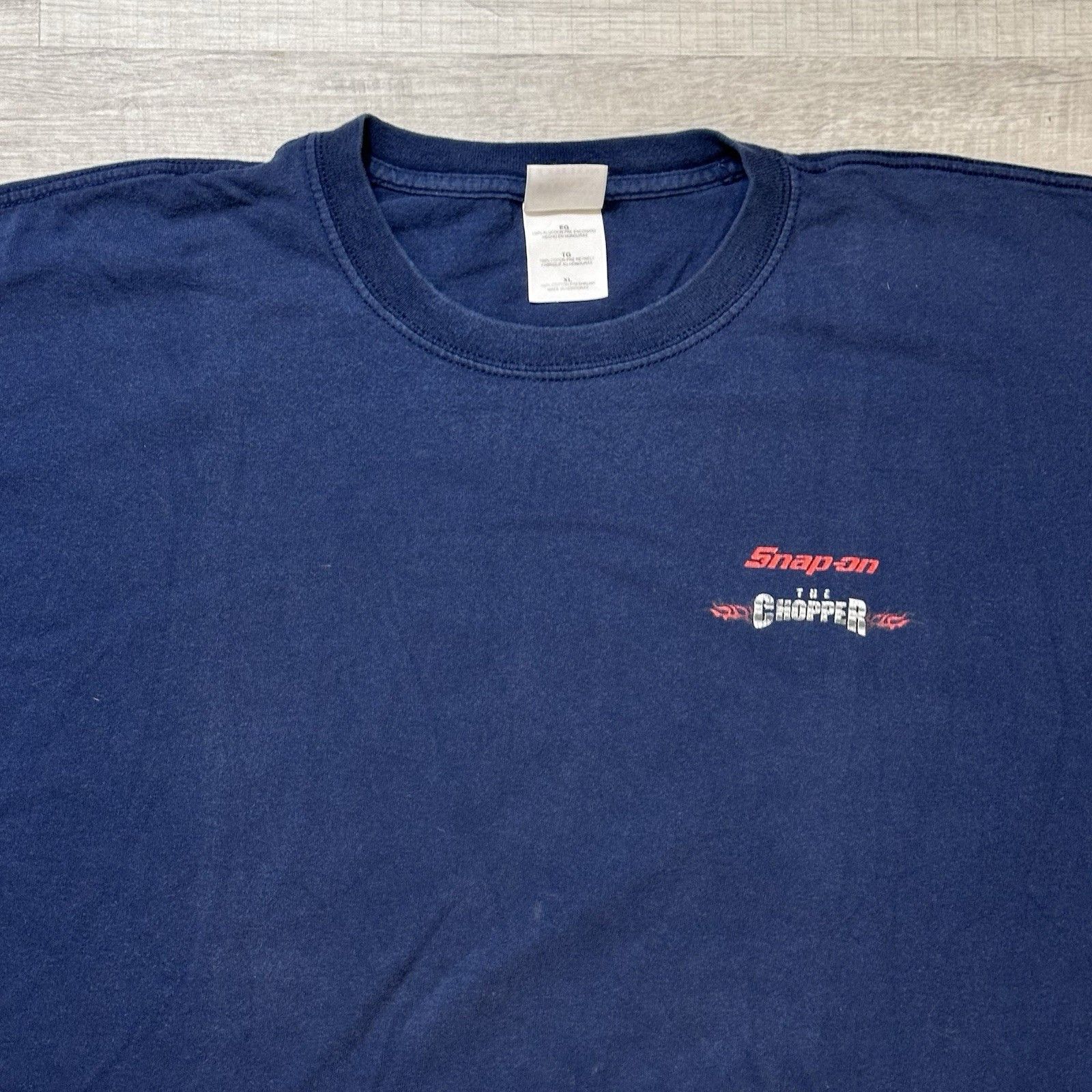 Vintage Vintage Y2K Snap-on Tools Graphic Tee Sz XL “The Chopper” Size US XL / EU 56 / 4 - 5 Thumbnail