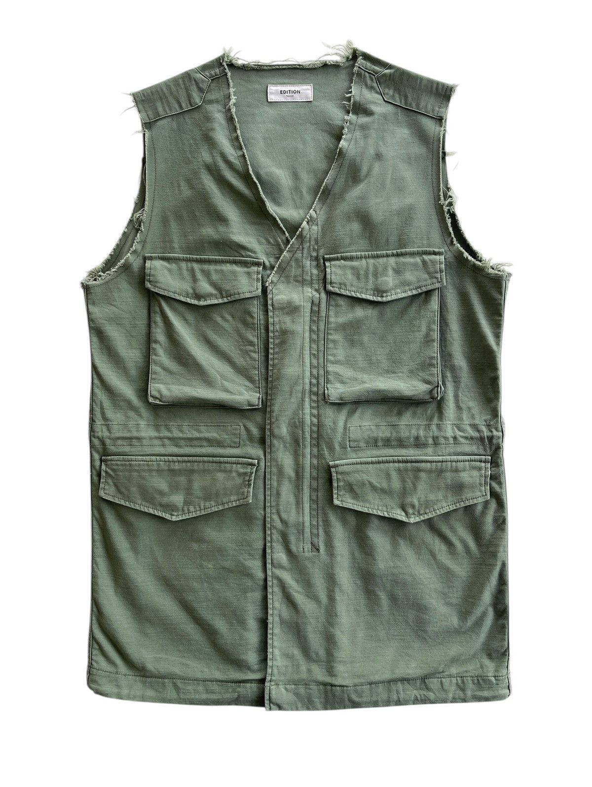 Edition Japan Edition Tokyo M-65 Cut Off Distressed Vest Jacket Size US S / EU 44-46 / 1 - 1 Thumbnail
