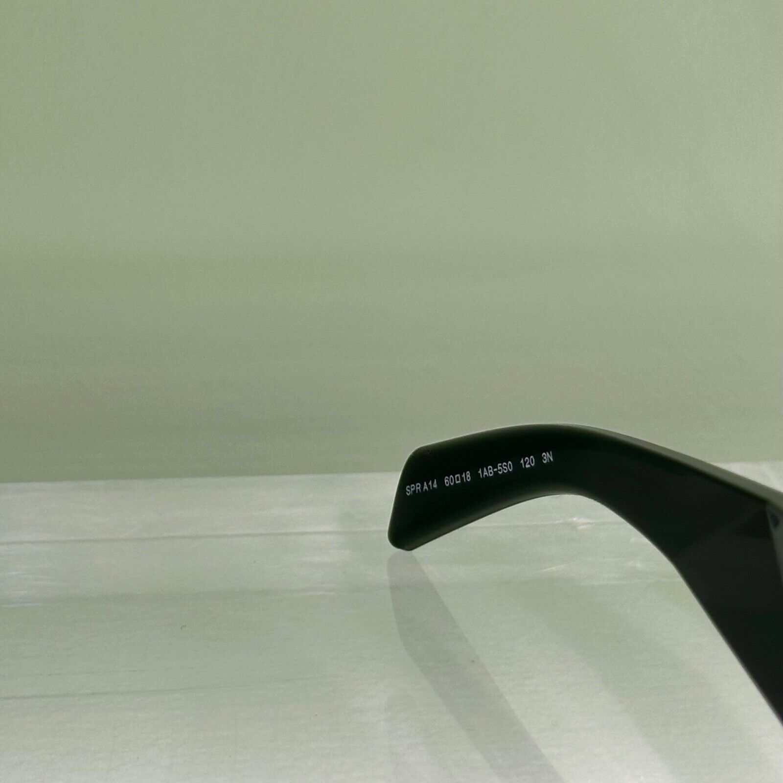 Prada Prada Sunglasses Black Symbole Logo Mask Acetate Authentic Size ONE SIZE - 8 Thumbnail
