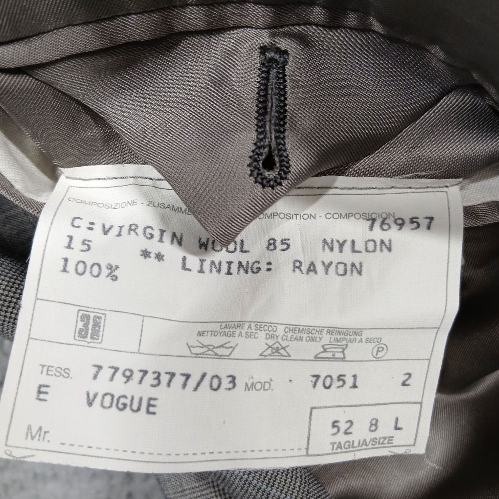 Corneliani Corneliani Jacket Blazer Sport Coat Mens 52 8L Gray Italy Wool Tailored Size 52R - 5 Thumbnail