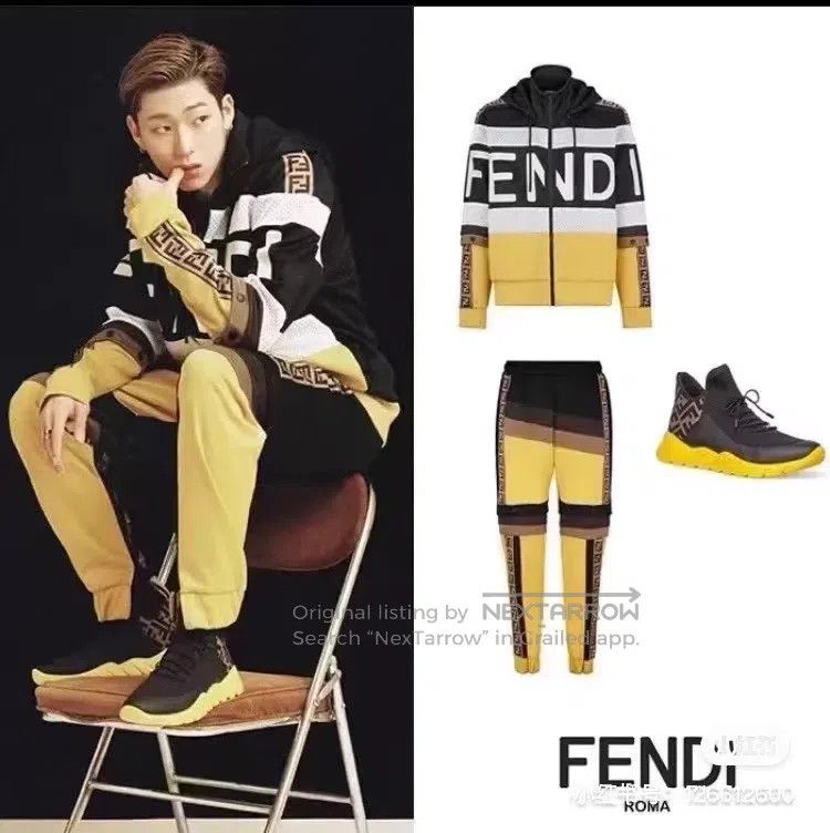 Fendi Fendi Contrast Color Hooded Jacket Size US S / EU 44-46 / 1 - 5 Thumbnail
