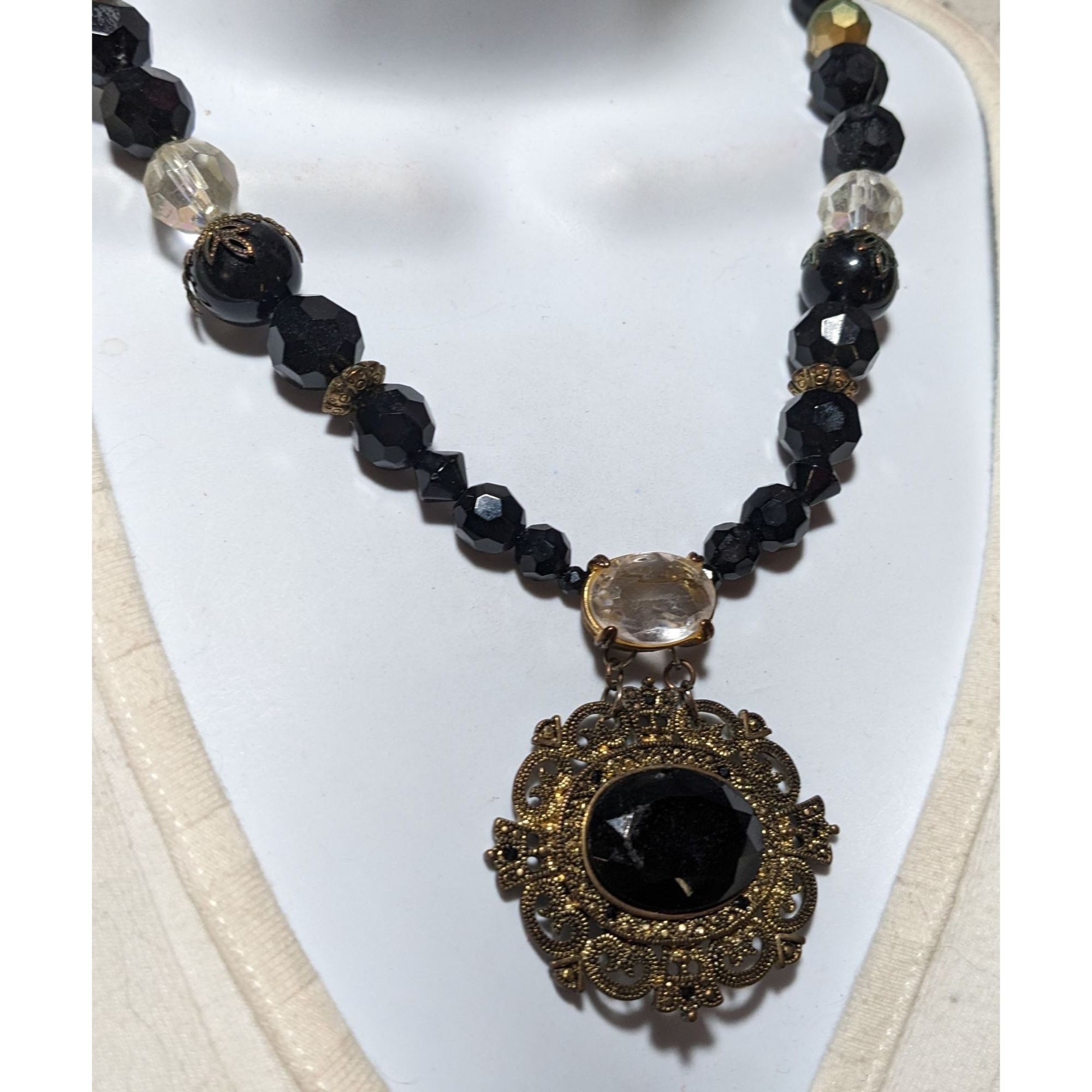 Other Upcycled Vintage Victorian Gemmed Necklace Size ONE SIZE - 9 Thumbnail