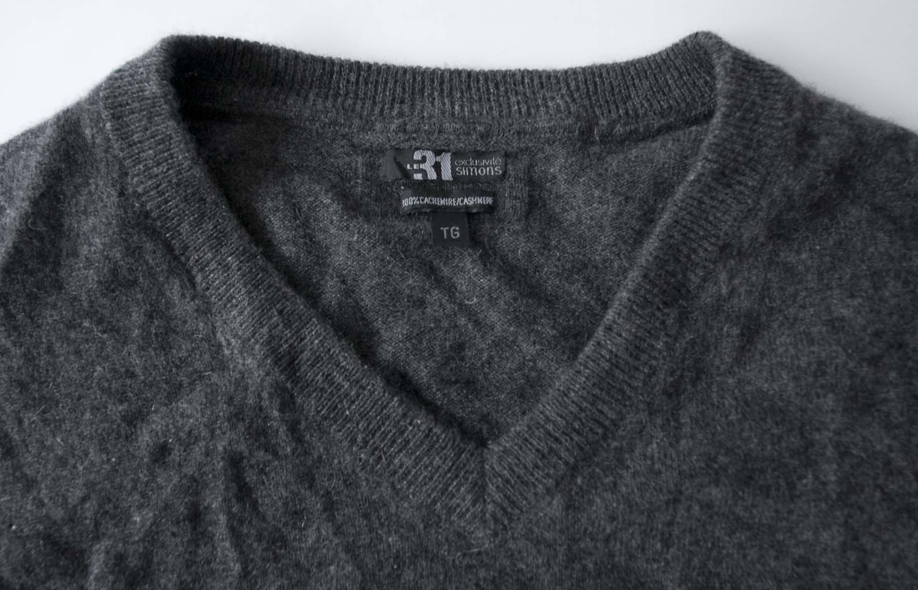 Simons Le 31 Simons Sweater 100% Cashmere Size XL Dark Gray Size US XL / EU 56 / 4 - 3 Thumbnail