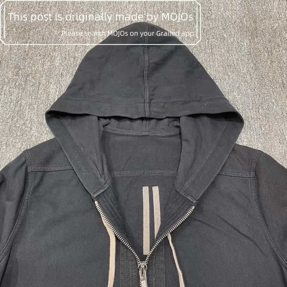 Rick Owens Rick Owens Extra Long Zip-up Hoodie mojos14501029 Size US S / EU 44-46 / 1 - 6 Thumbnail