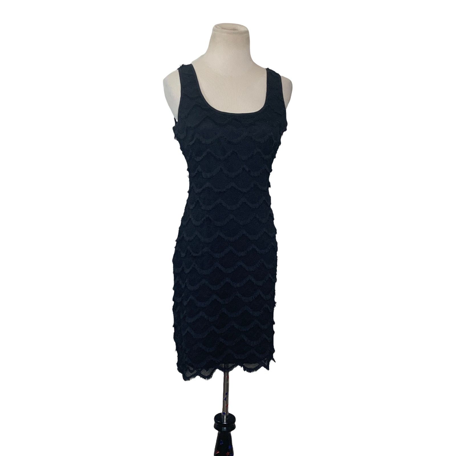 Guess Guess black frayed cocktail mini dress size Small Size S / US 4 / IT 40 - 9 Thumbnail