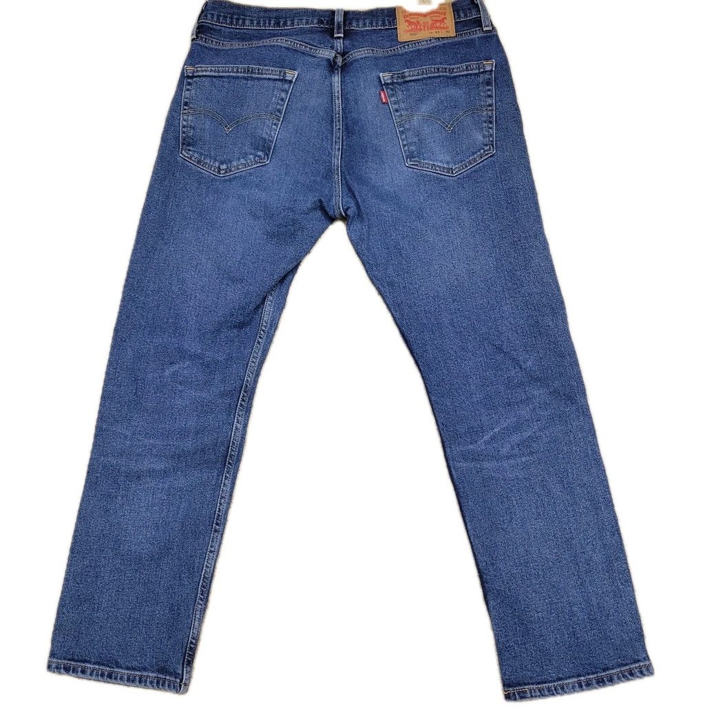 Levi's Levi's 502 Slim-Fit Blue Jeans Size 33/30 Men's Excellent Co Size US 33 - 2 Thumbnail