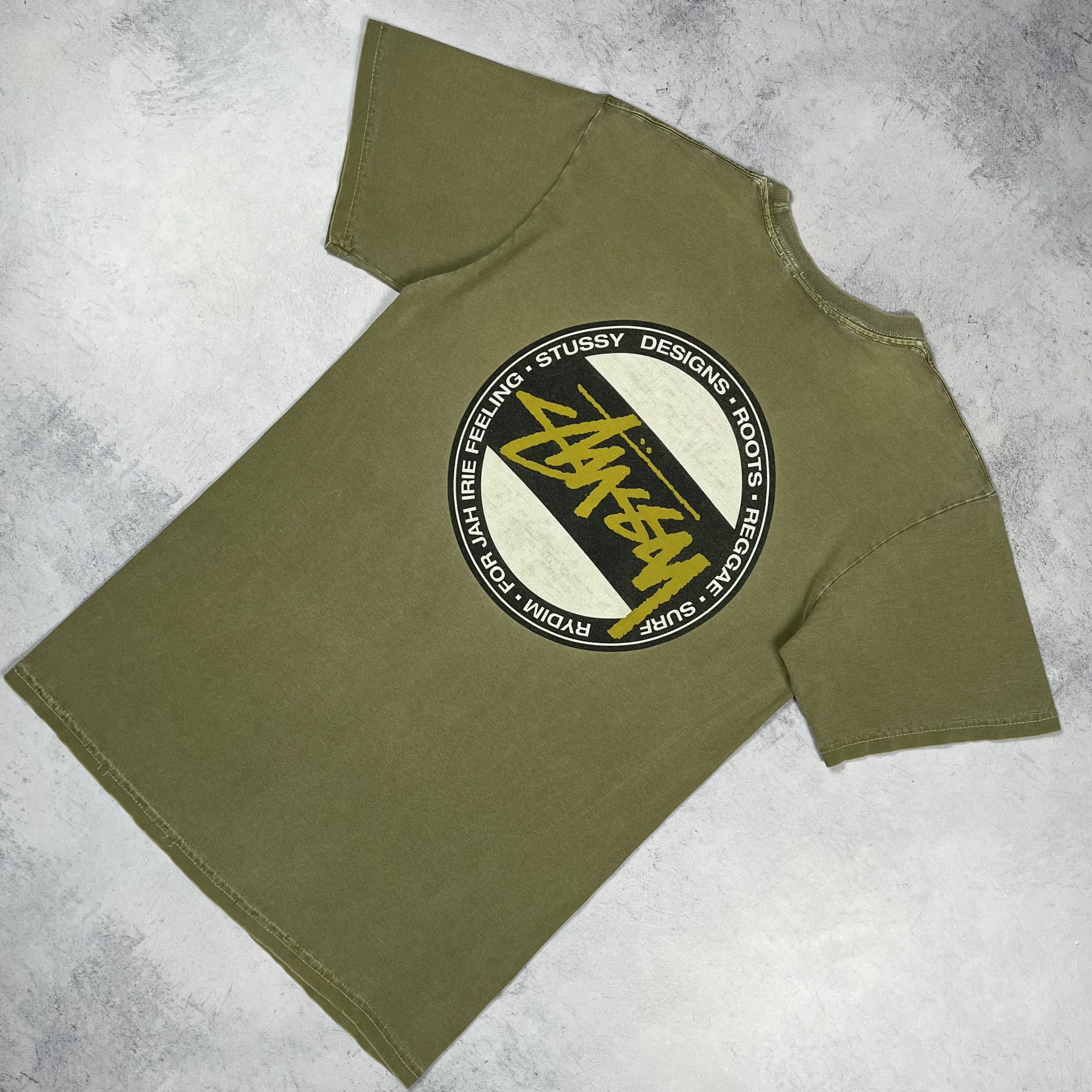 Stussy Vintage Stussy Y2K Overdyed Big Logo T Shirt 2000’s Size US S / EU 44-46 / 1 - 1 Thumbnail