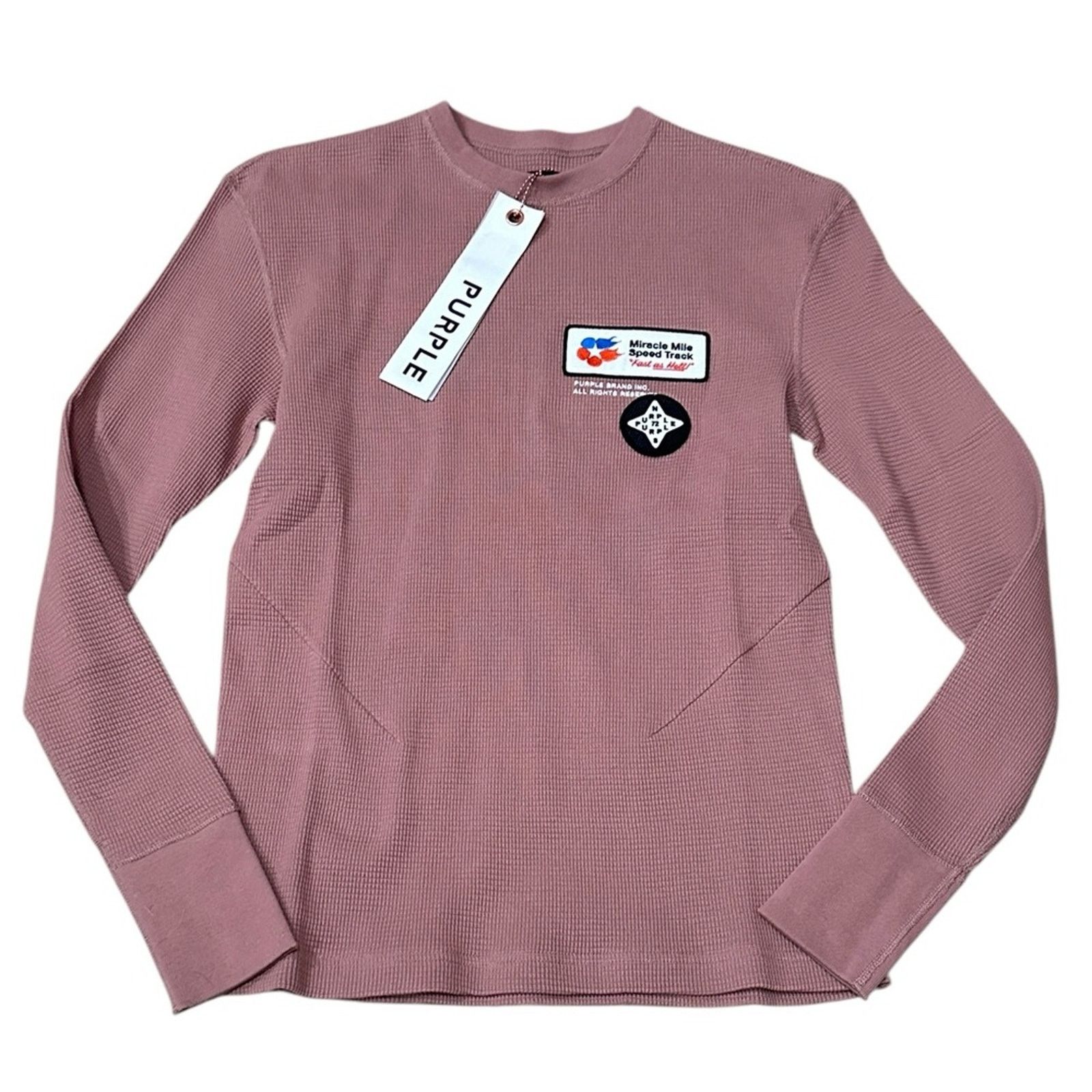 Purple Brand NWT PURPLE BRAND P202 Graphic Long Sleeve in Clay Size US XS / EU 42 / 0 - 1 Thumbnail