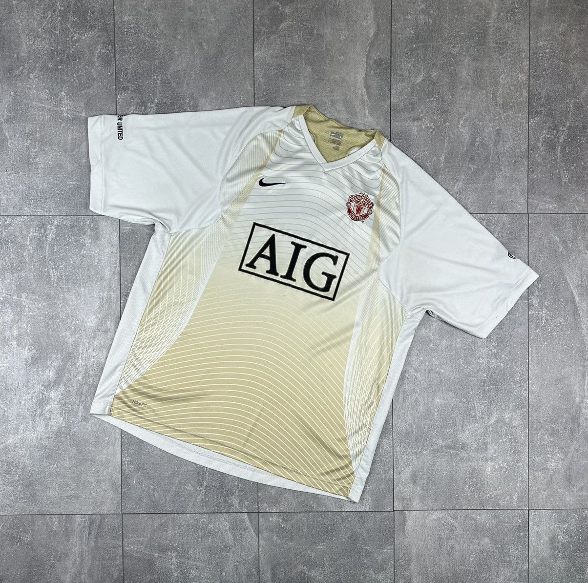 Nike Manchester United 2007/08 Training Total 90 Jersey