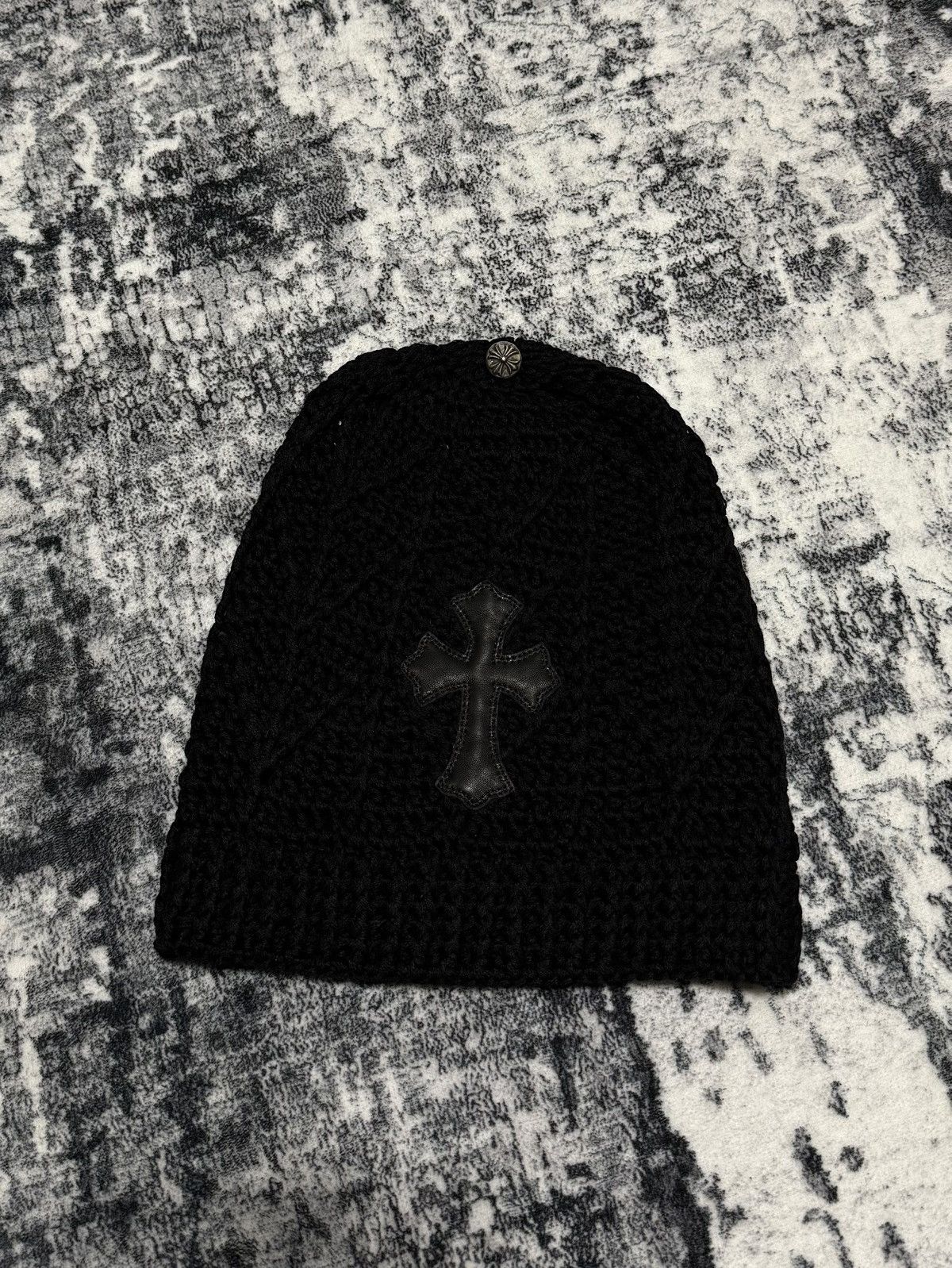 Chrome Hearts Chrome Hearts Cross Patch Beanie Size ONE SIZE - 1 Thumbnail